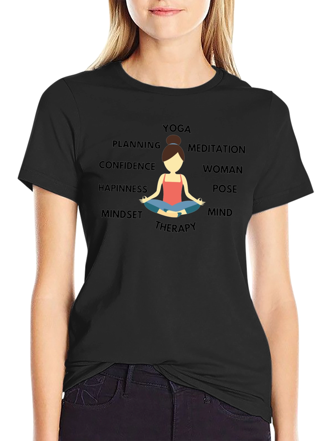 Yoga Meditation Graphic T-Shirt