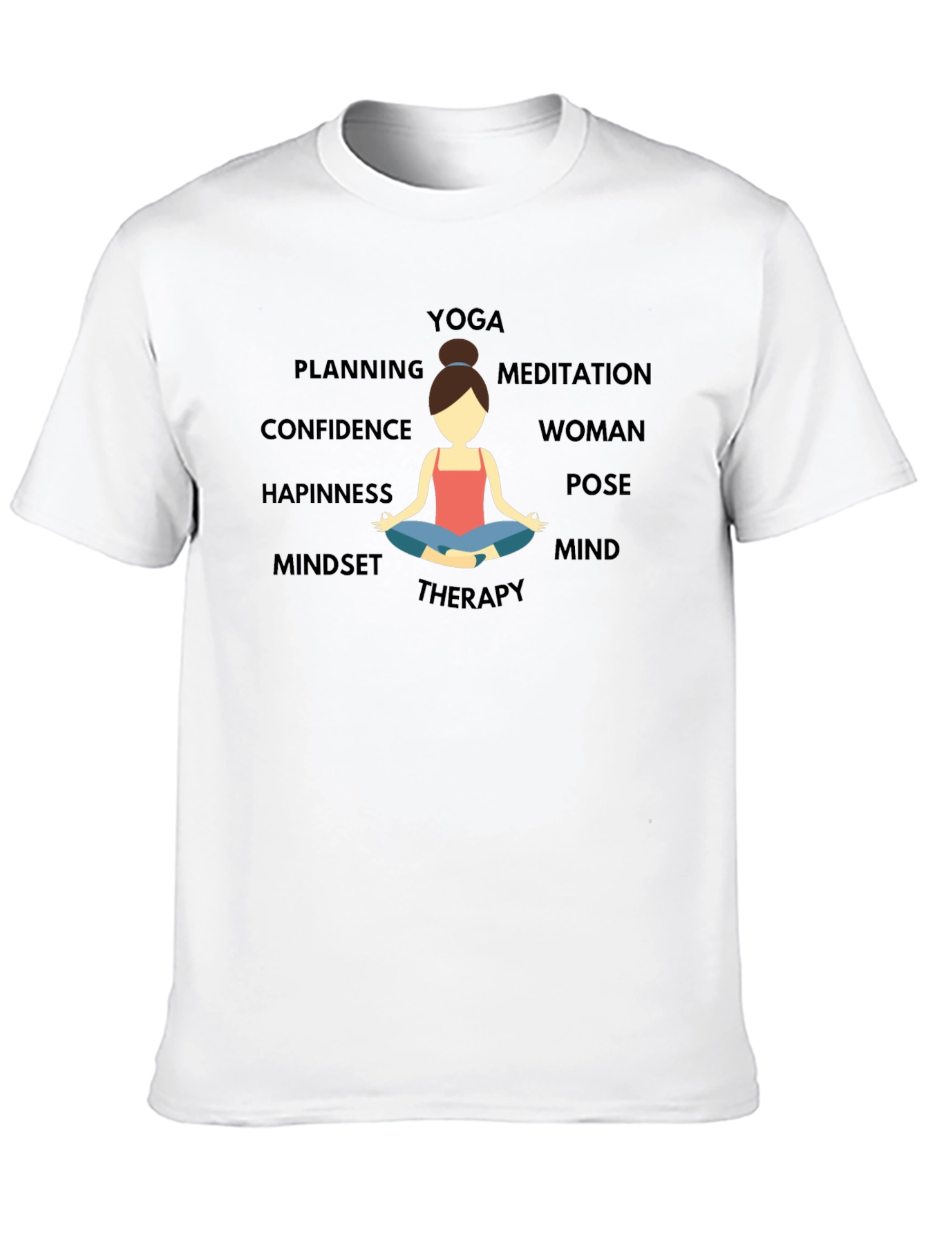 Yoga Meditation Graphic T-Shirt