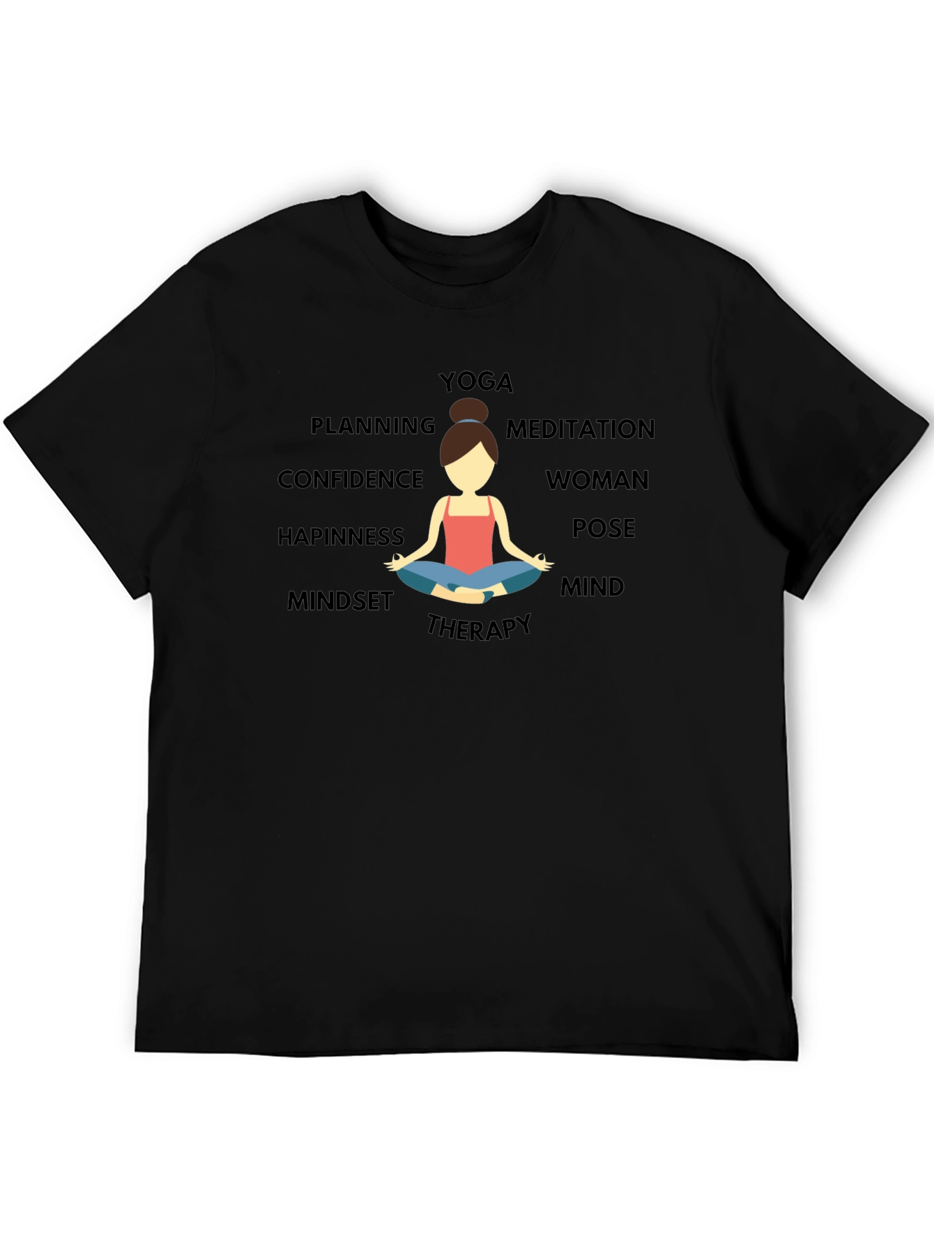 Yoga Meditation Graphic T-Shirt
