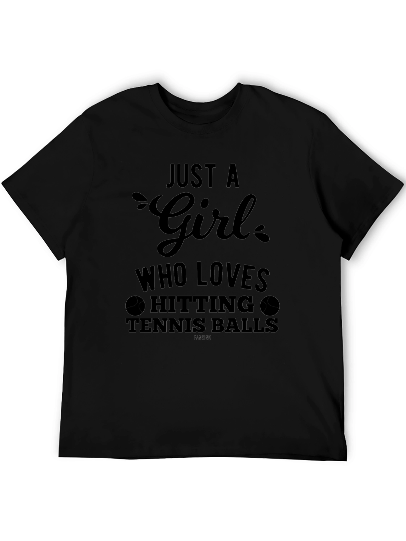 Just A Girl Tennis Graphic Tee