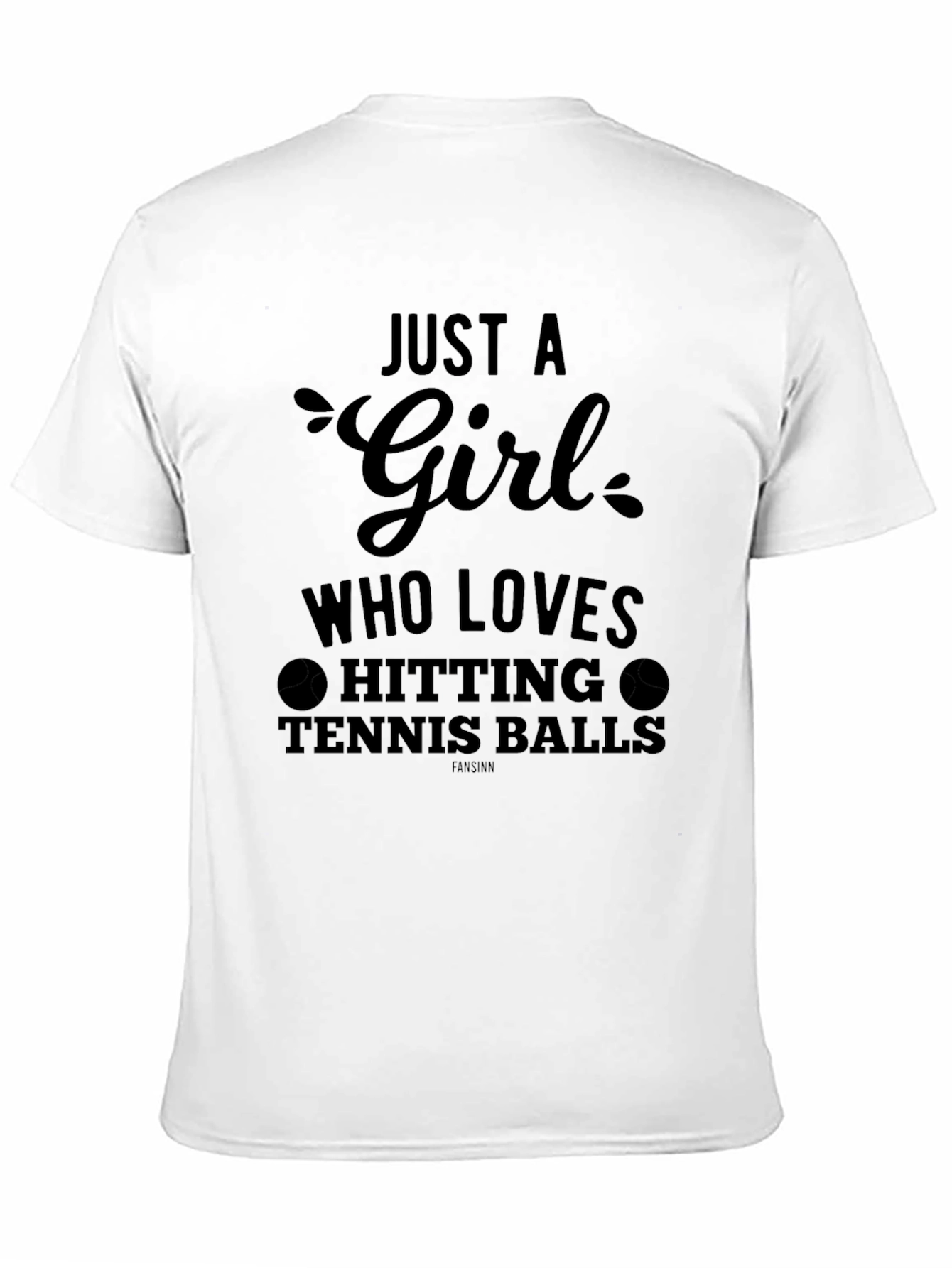 Just A Girl Tennis Graphic Tee