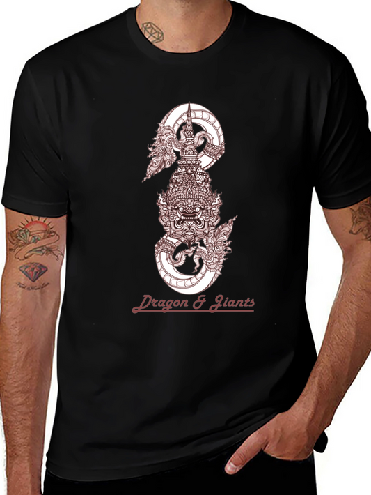 Dragon & Giants Graphic Tee - Stylish Menswear