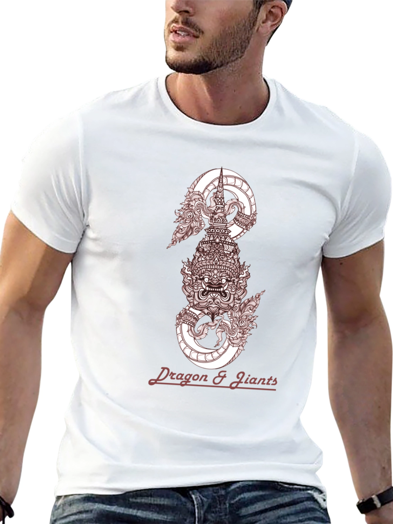 Dragon & Giants Graphic Tee - Stylish Menswear
