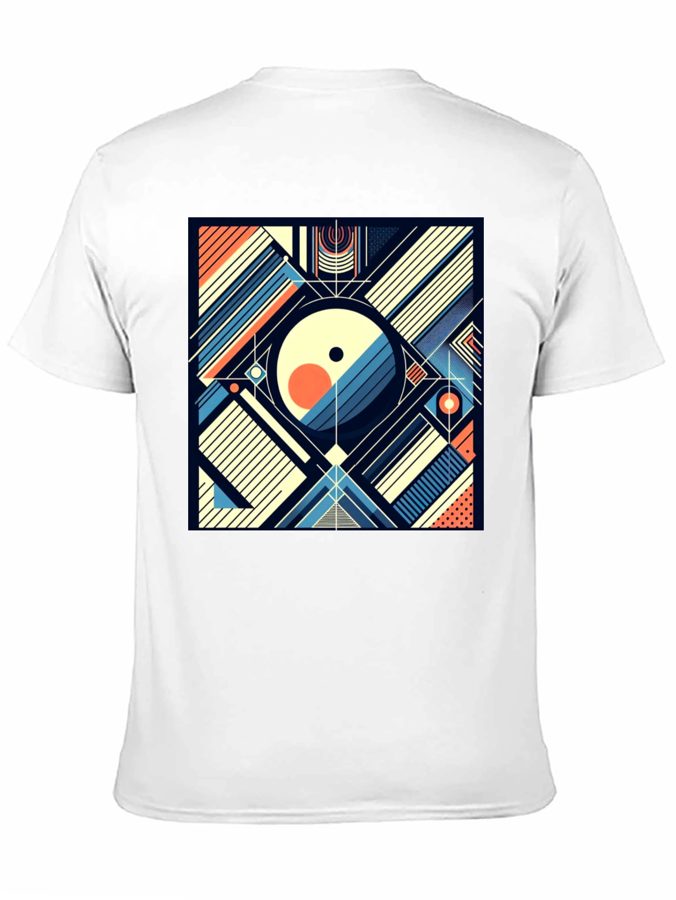 Abstract Geometric Art T-Shirt - Modern Design