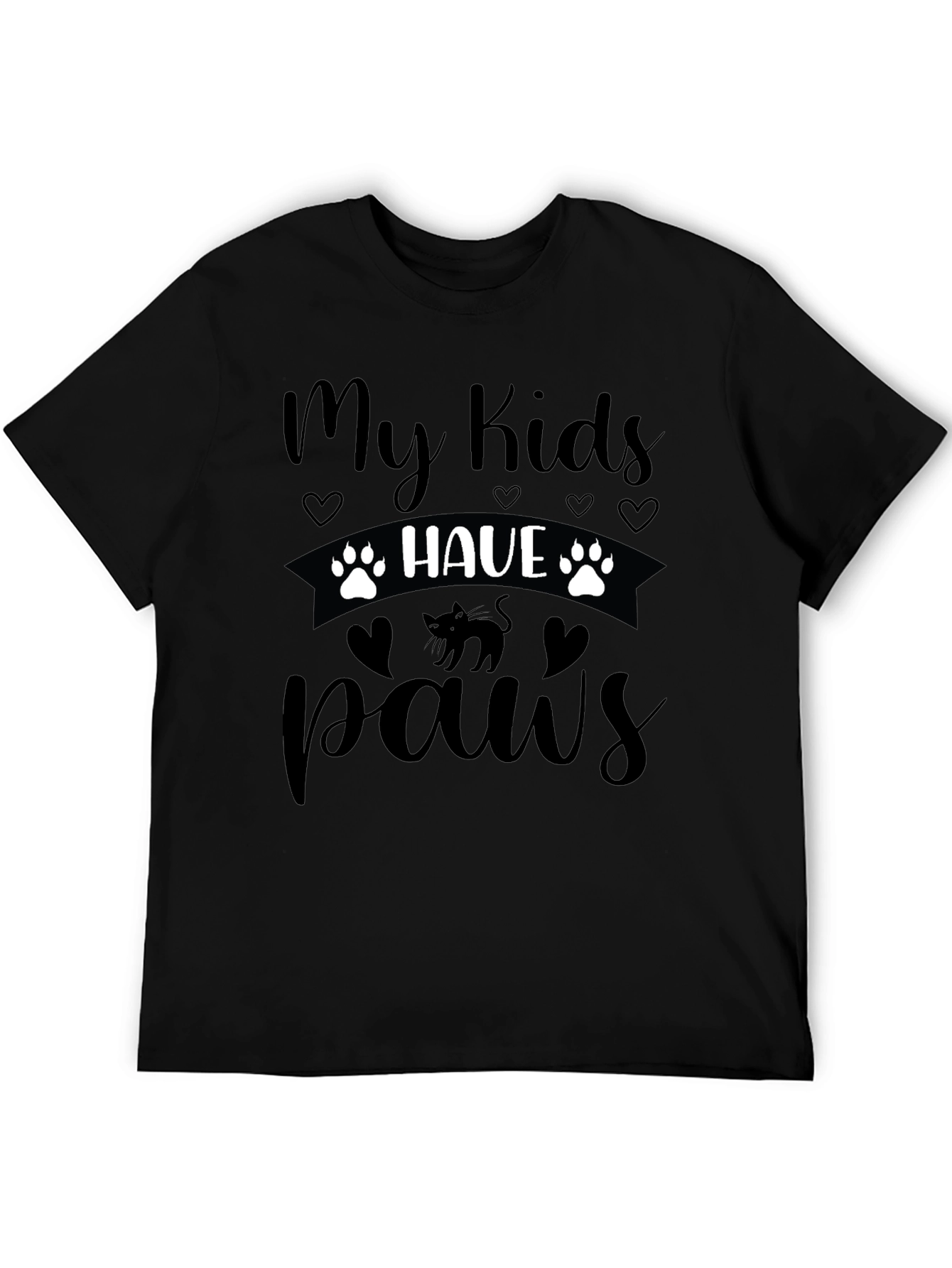 My Kids Have Paws Cat T-Shirt