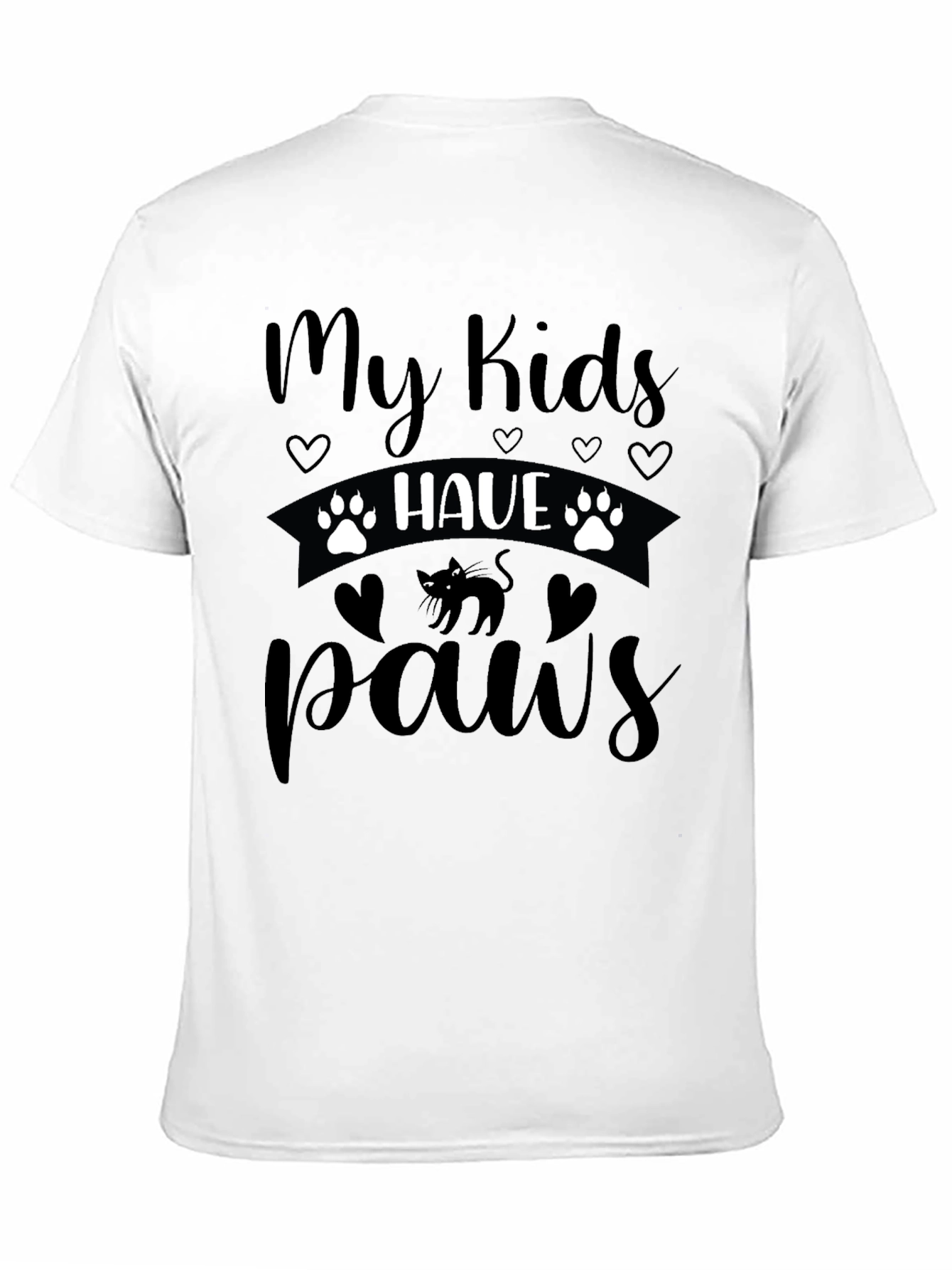 My Kids Have Paws Cat T-Shirt
