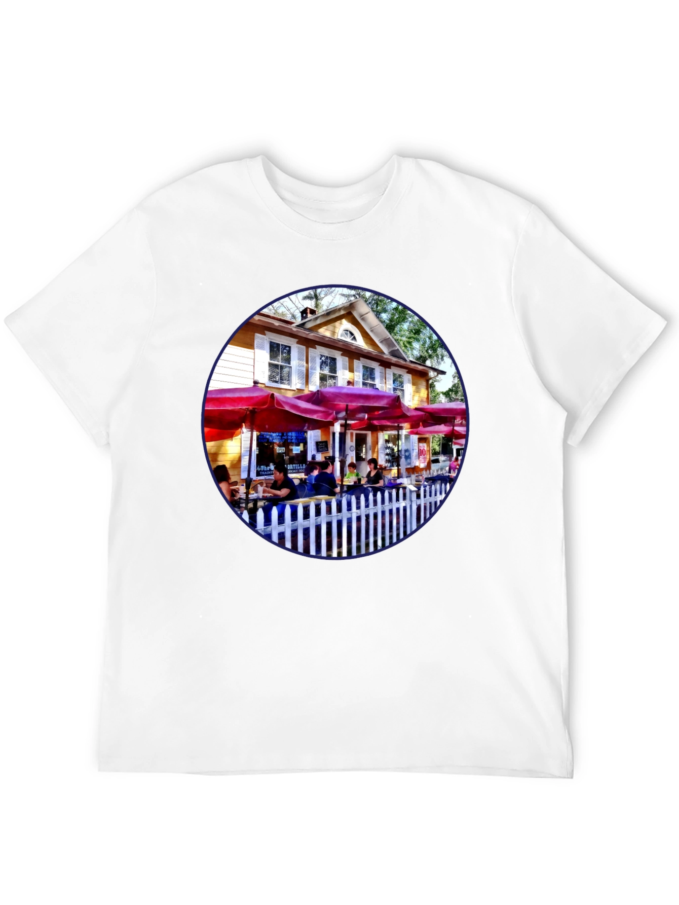 Restaurant Patio Graphic Tee - Black