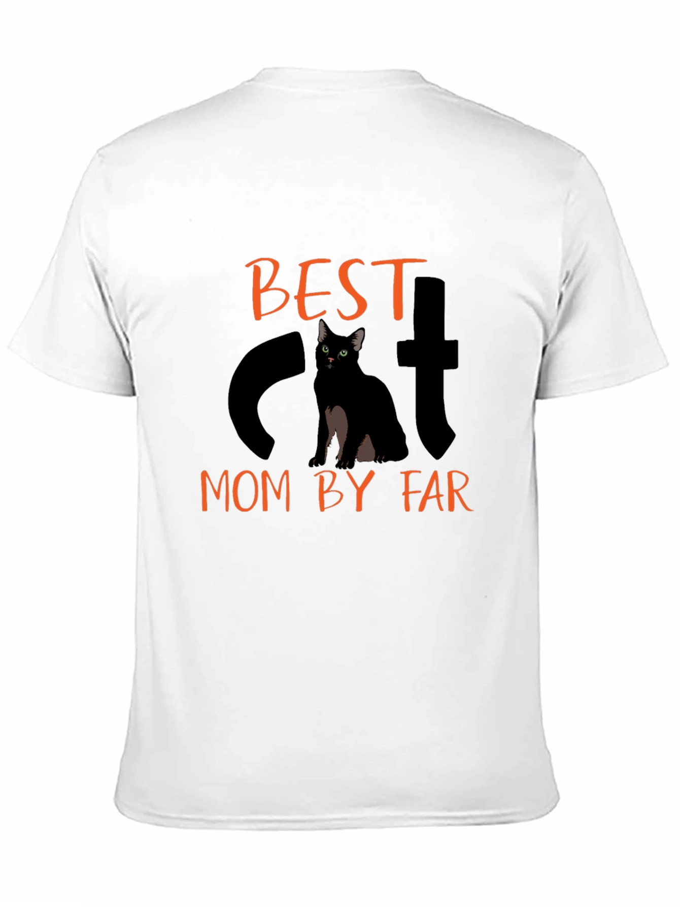 Best Cat Mom T-Shirt - Cute Black Cat Tee