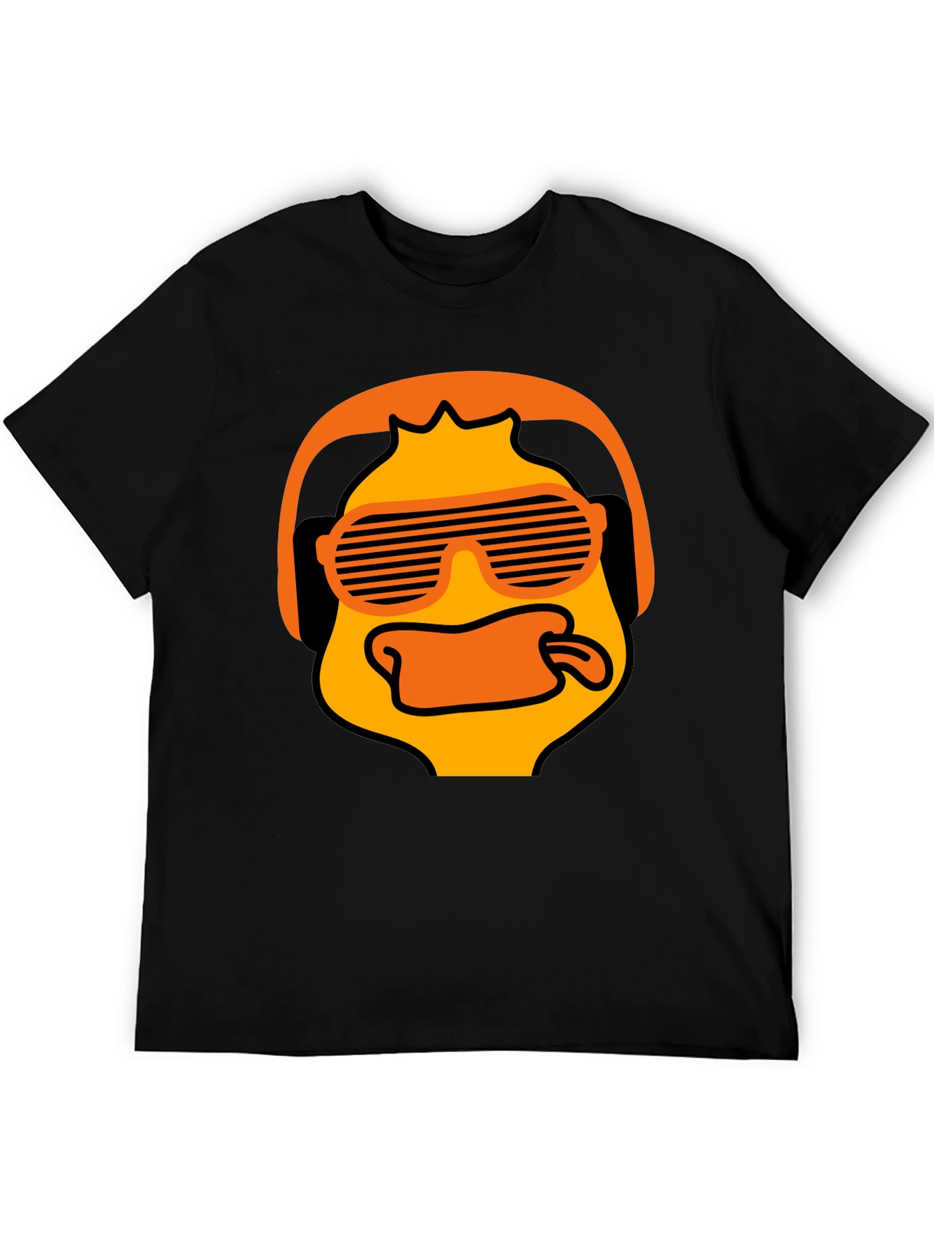 Cool Duck Graphic T-Shirt - Black Cotton Tee