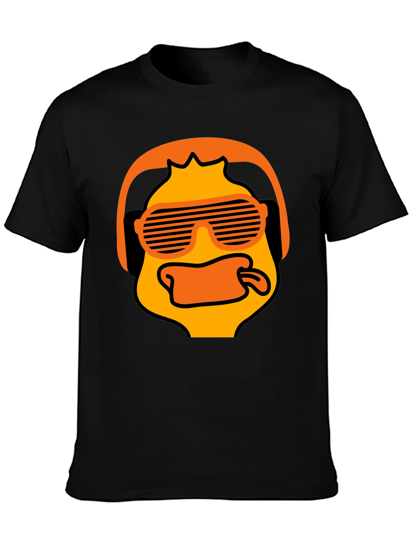 Cool Duck Graphic T-Shirt - Black Cotton Tee