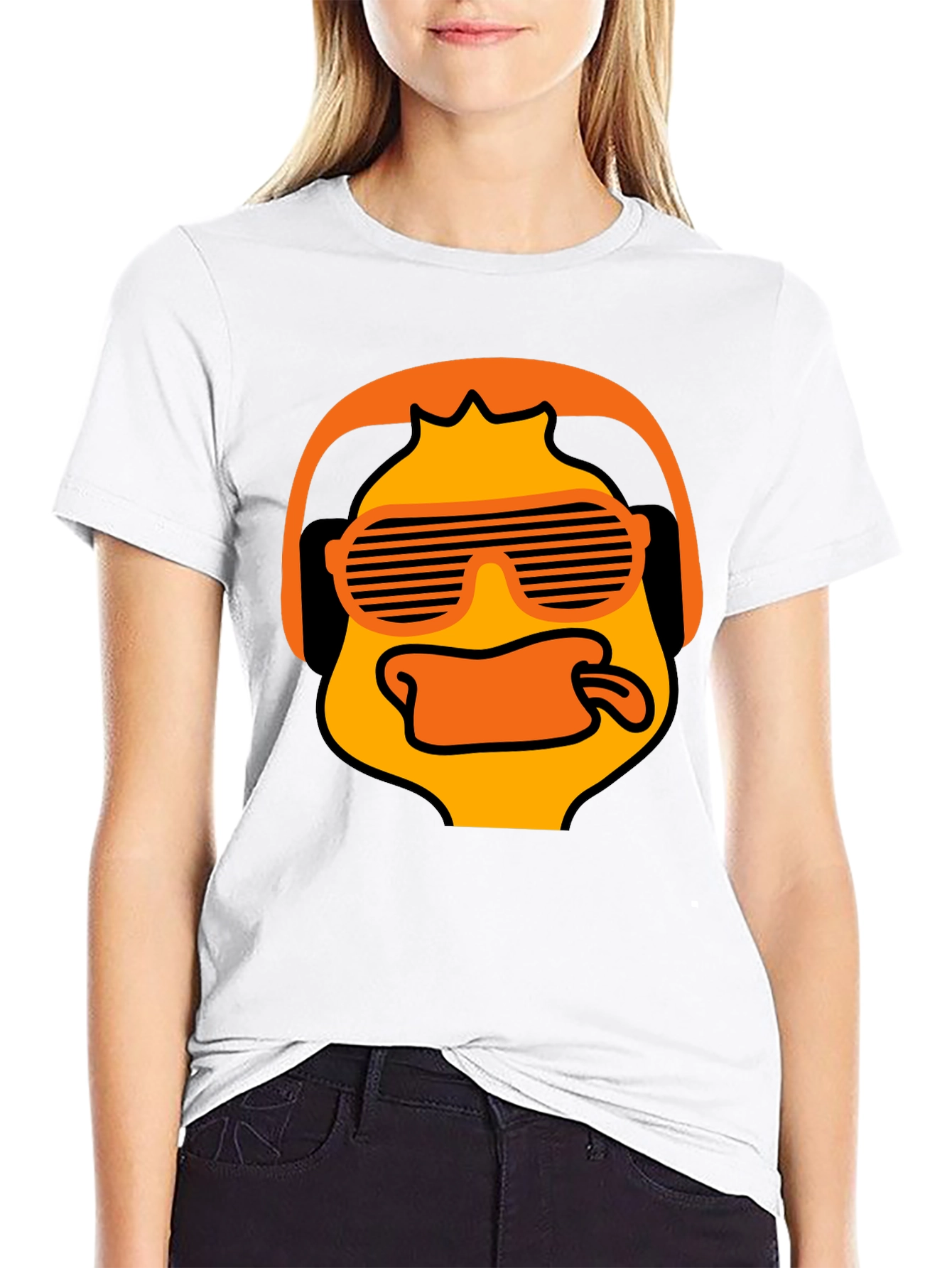 Cool Duck Graphic T-Shirt - Black Cotton Tee