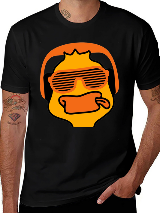Cool Duck Graphic T-Shirt - Black Cotton Tee