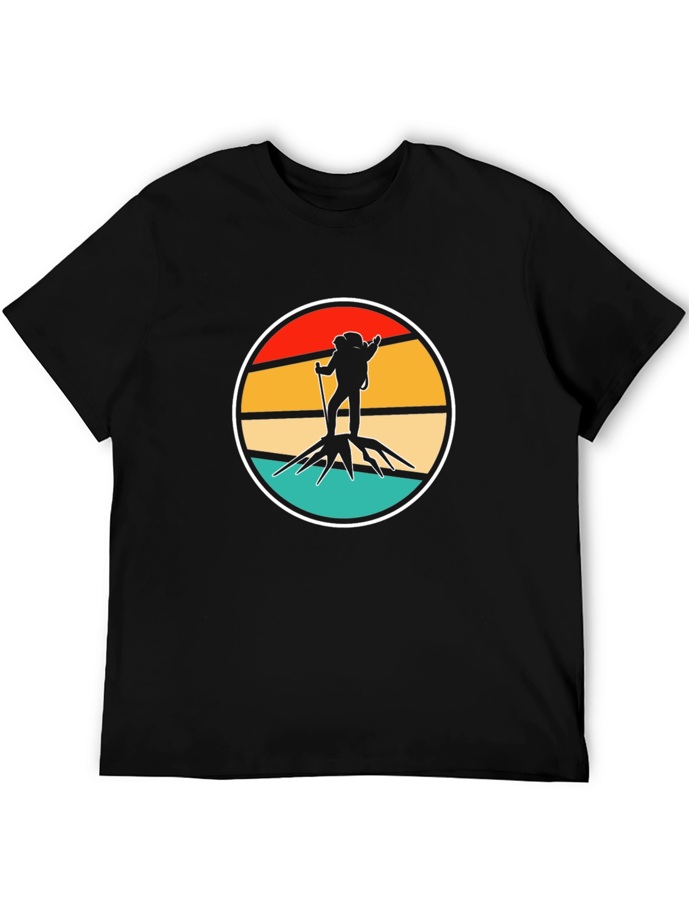 Retro Hiker T-Shirt - Adventure Awaits!