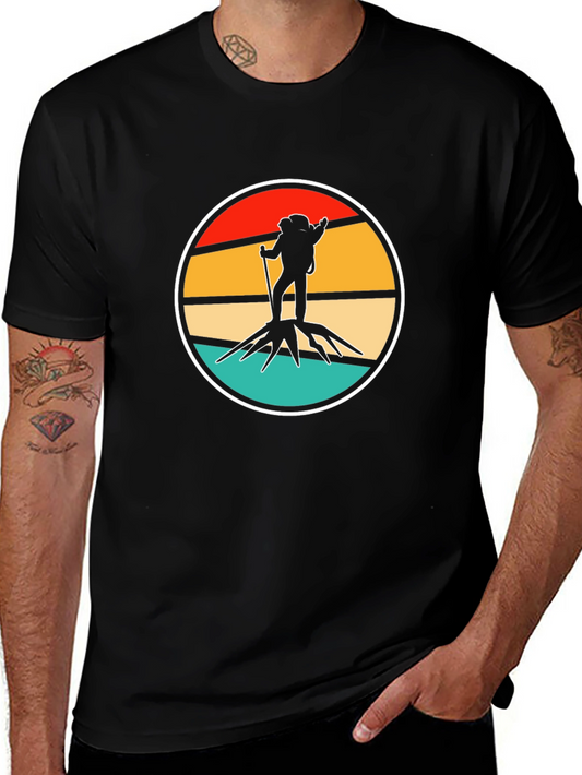 Retro Hiker T-Shirt - Adventure Awaits!