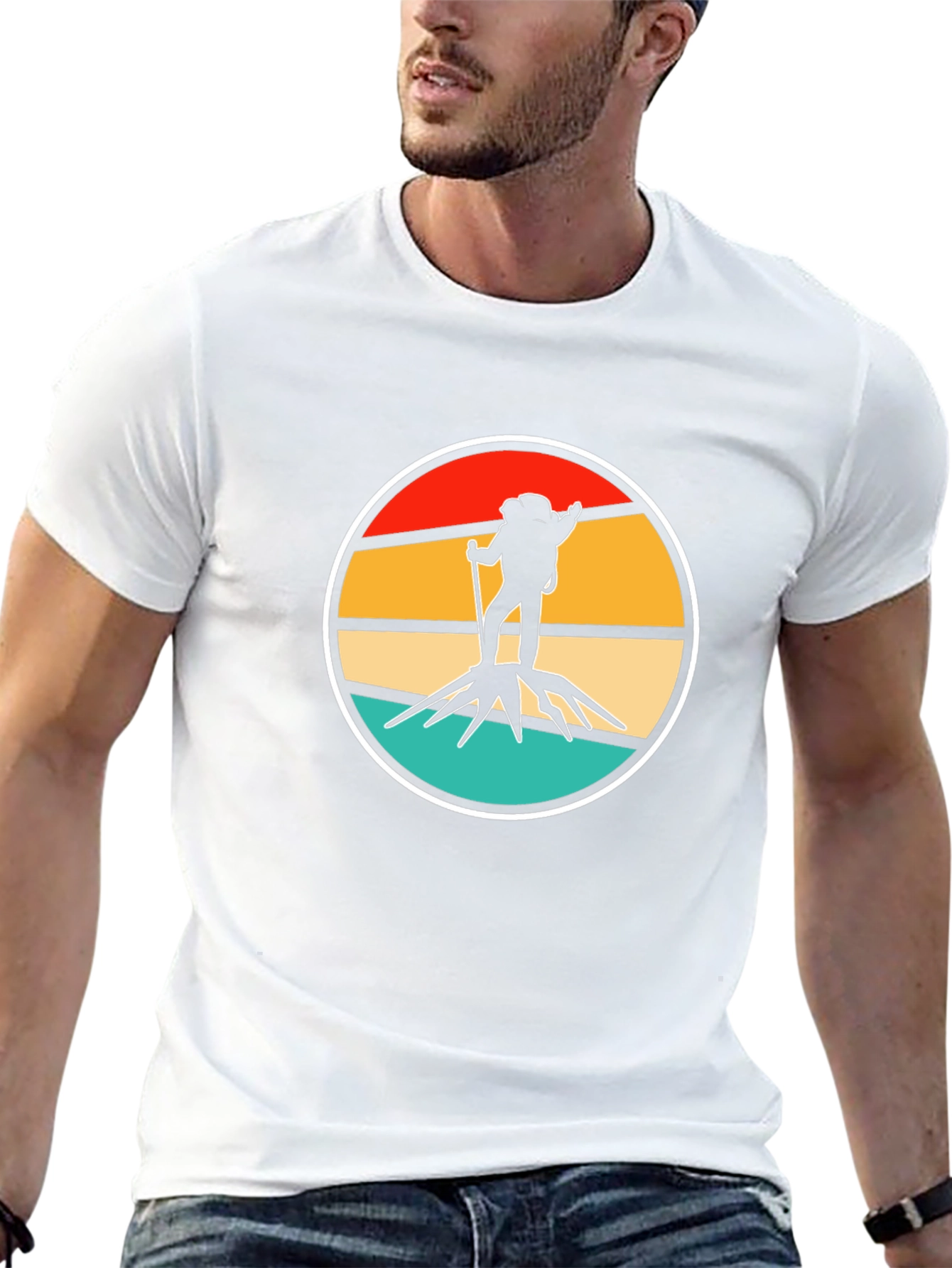Retro Hiker T-Shirt - Adventure Awaits!