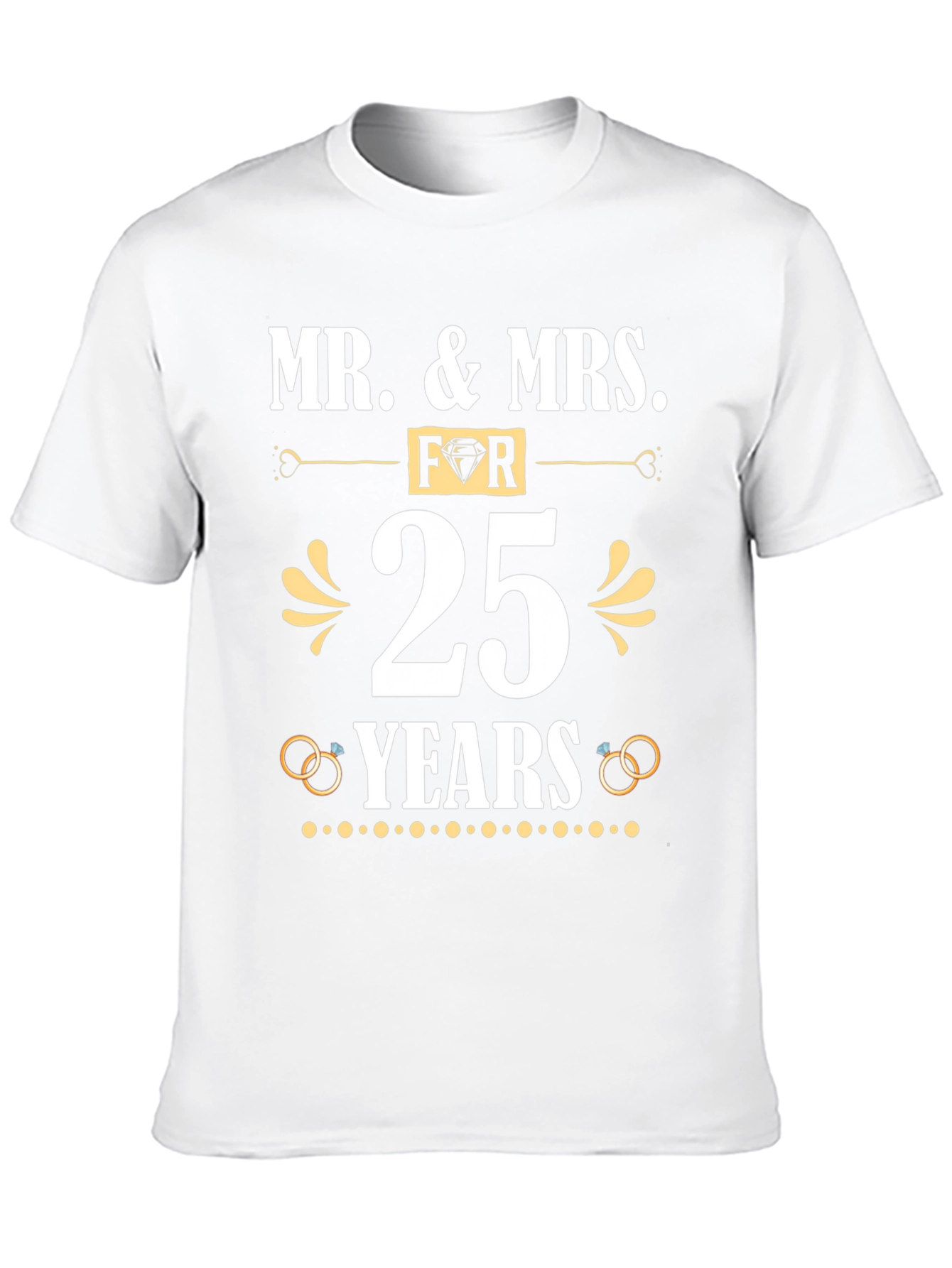 Mr. & Mrs. 25 Years Anniversary T-Shirt