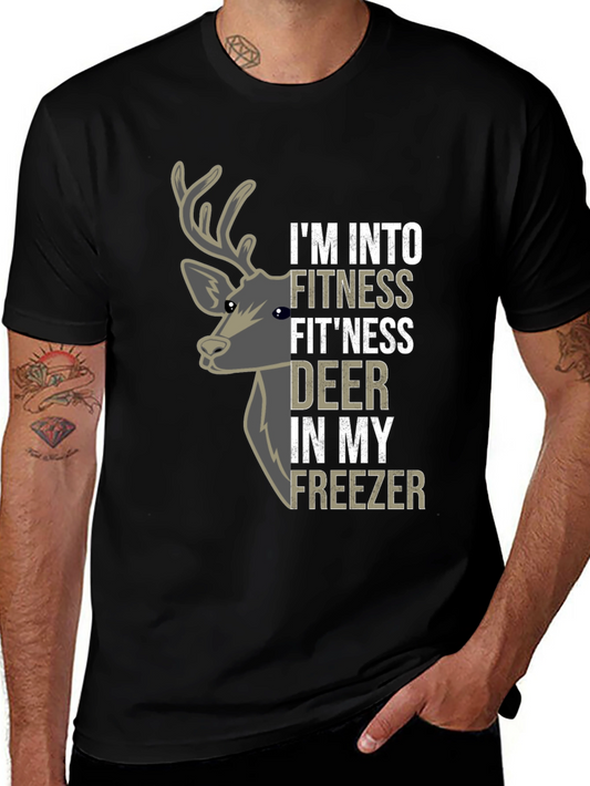 Fitness Fitness Deer T-Shirt - Funny Hunting Tee