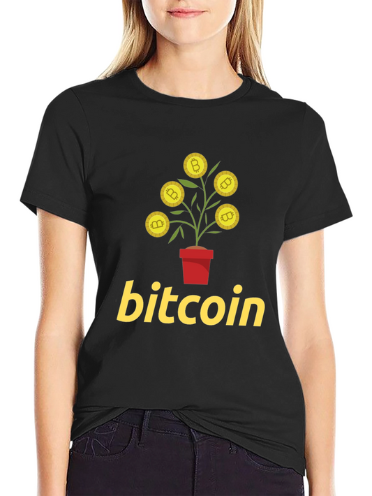 Bitcoin Plant T-Shirt - Crypto Growth Tee