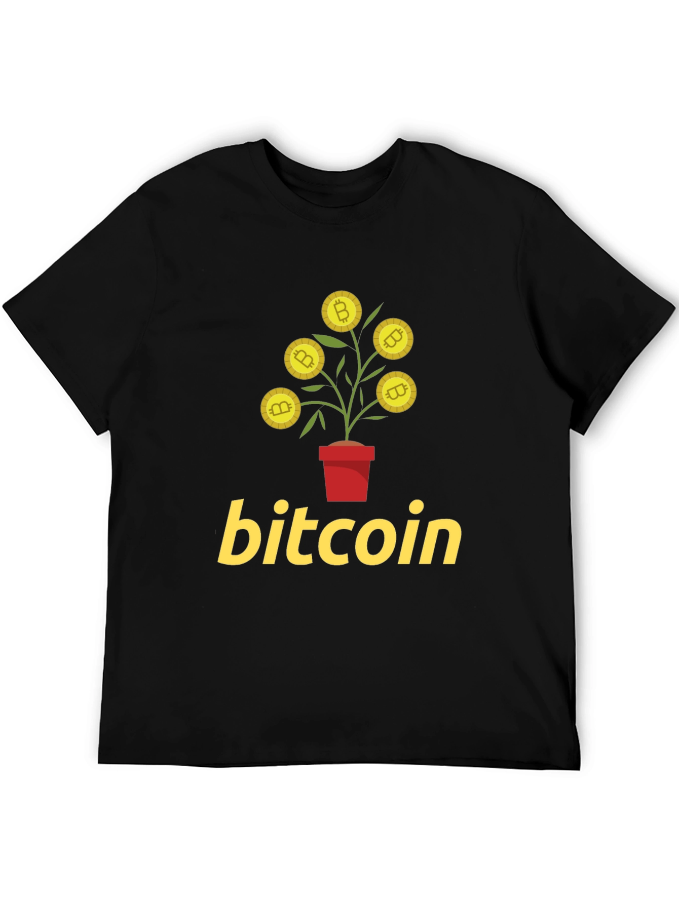 Bitcoin Plant T-Shirt - Crypto Growth Tee