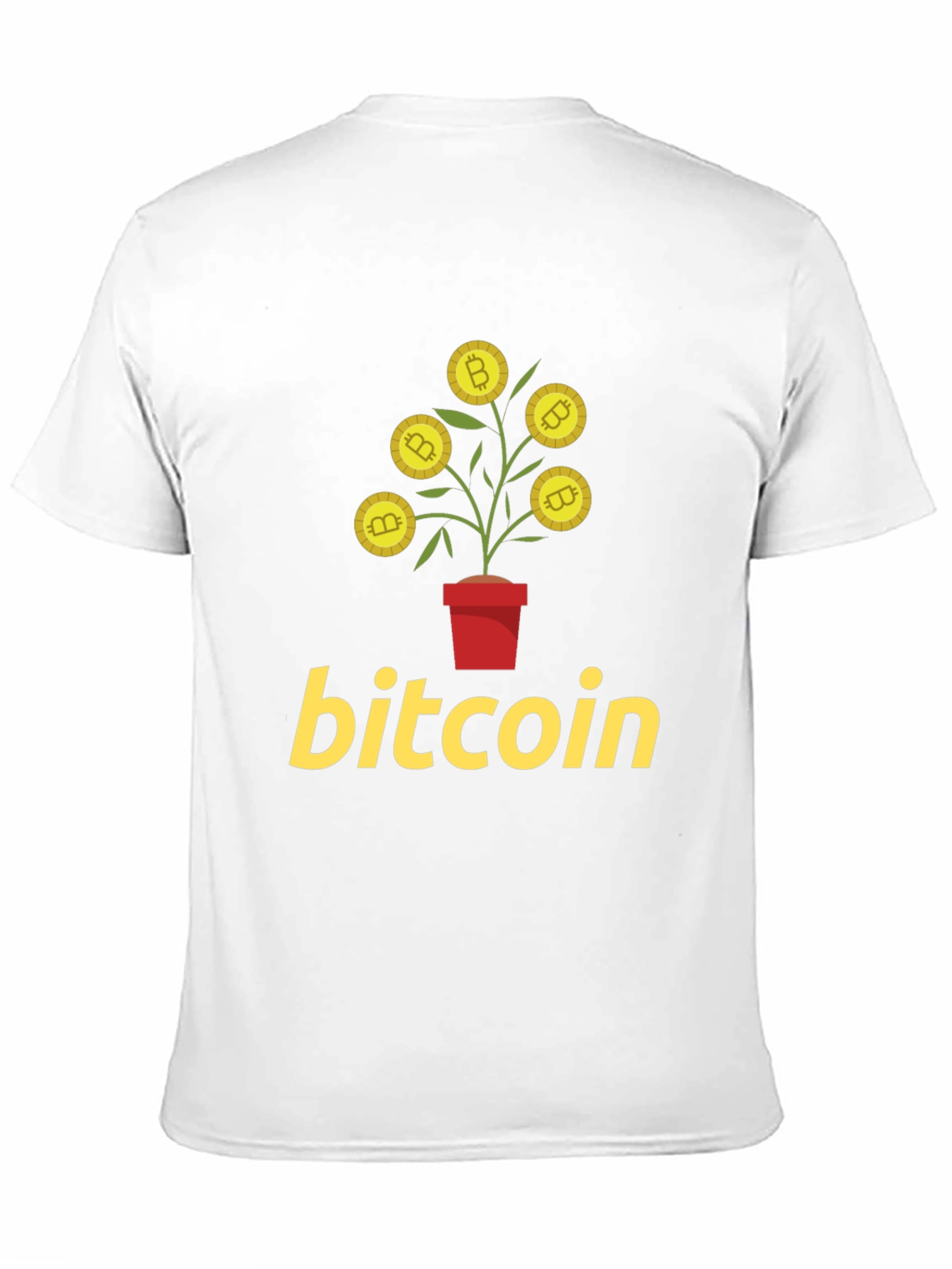 Bitcoin Plant T-Shirt - Crypto Growth Tee