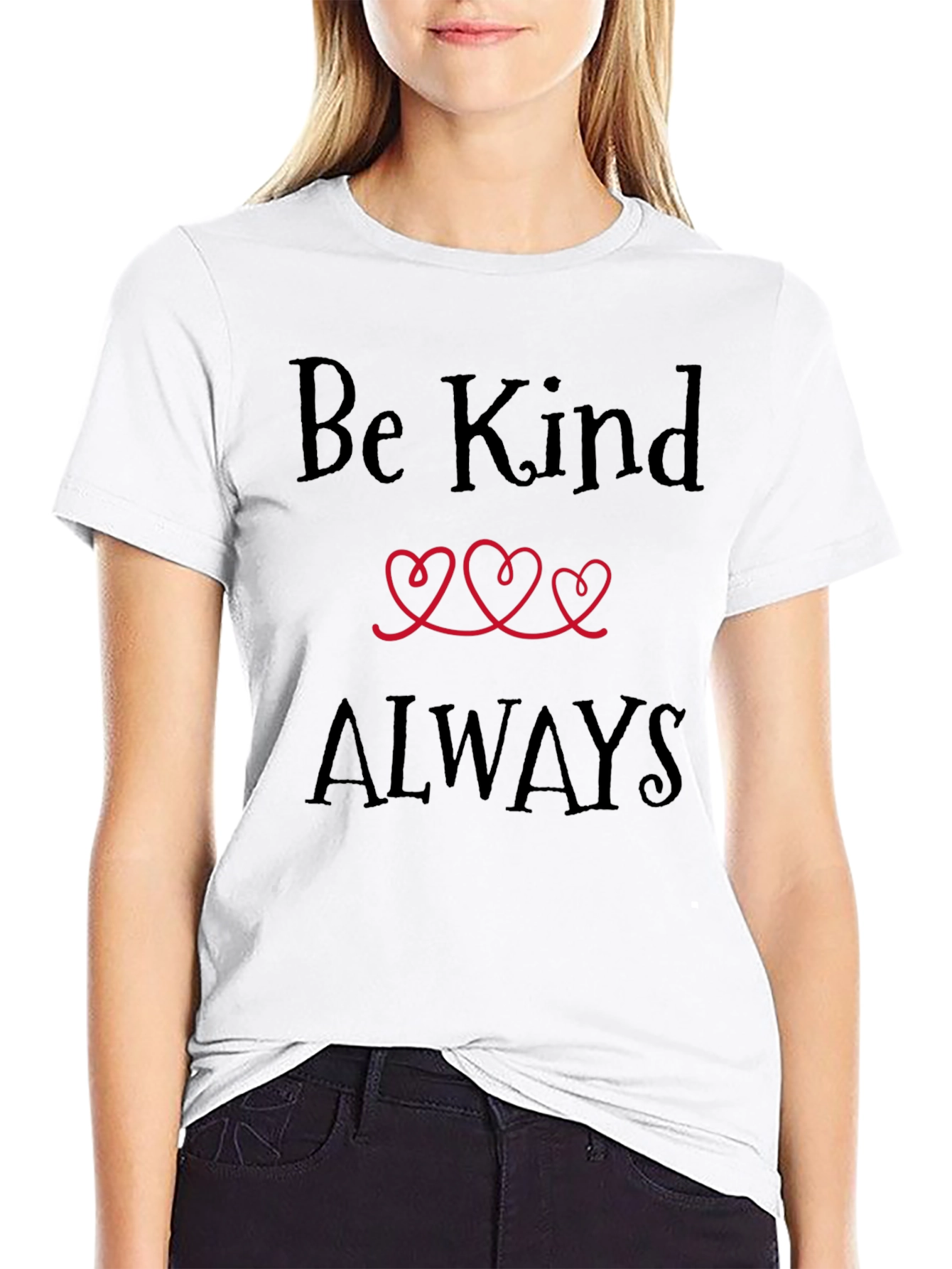Be Kind Always T-Shirt - Black Graphic Tee