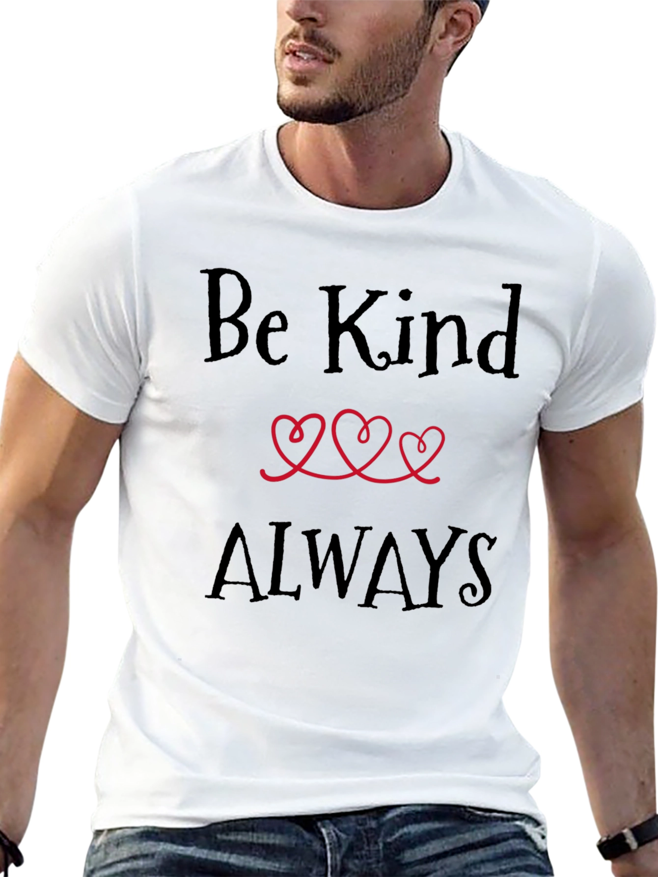 Be Kind Always T-Shirt - Black Graphic Tee