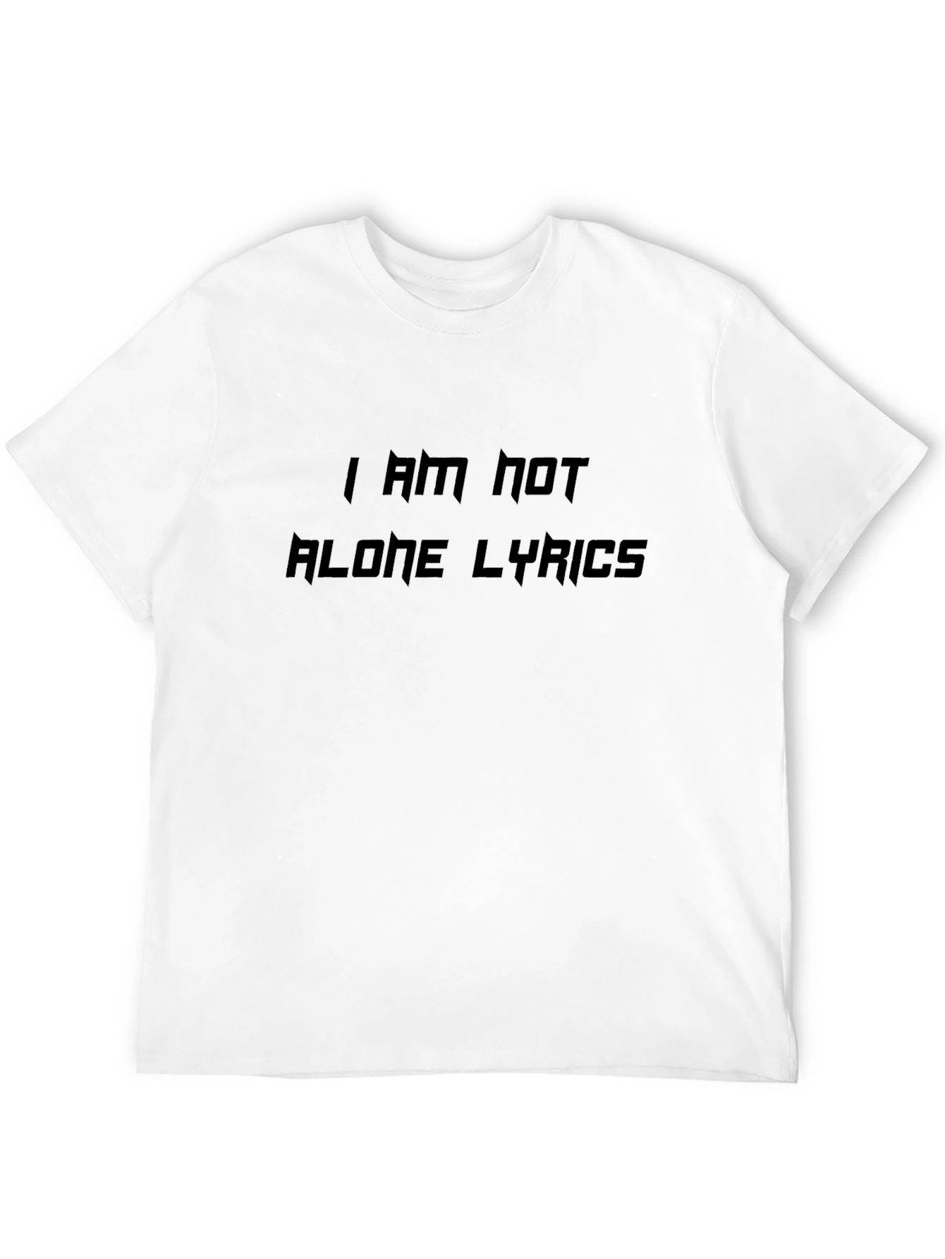 I am Not Alone Lyrics Black Tee