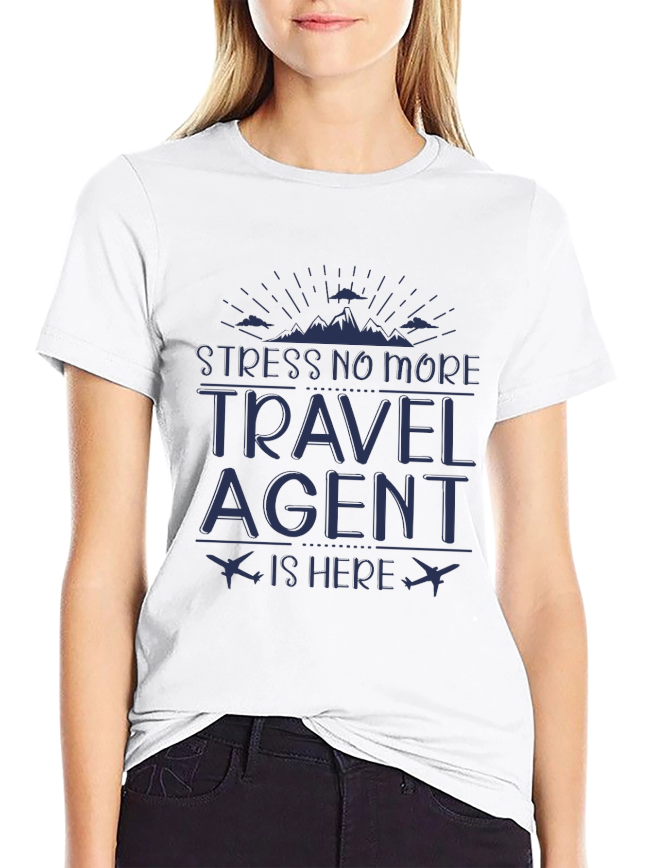 Stress No More Travel Agent T-Shirt