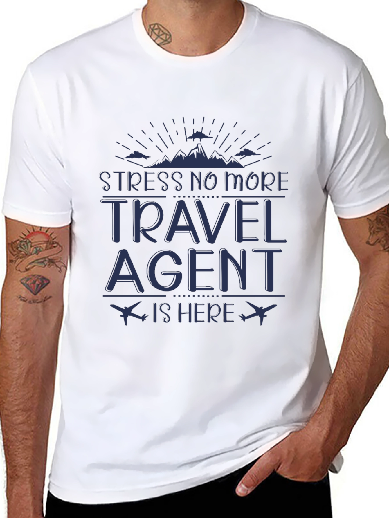 Stress No More Travel Agent T-Shirt