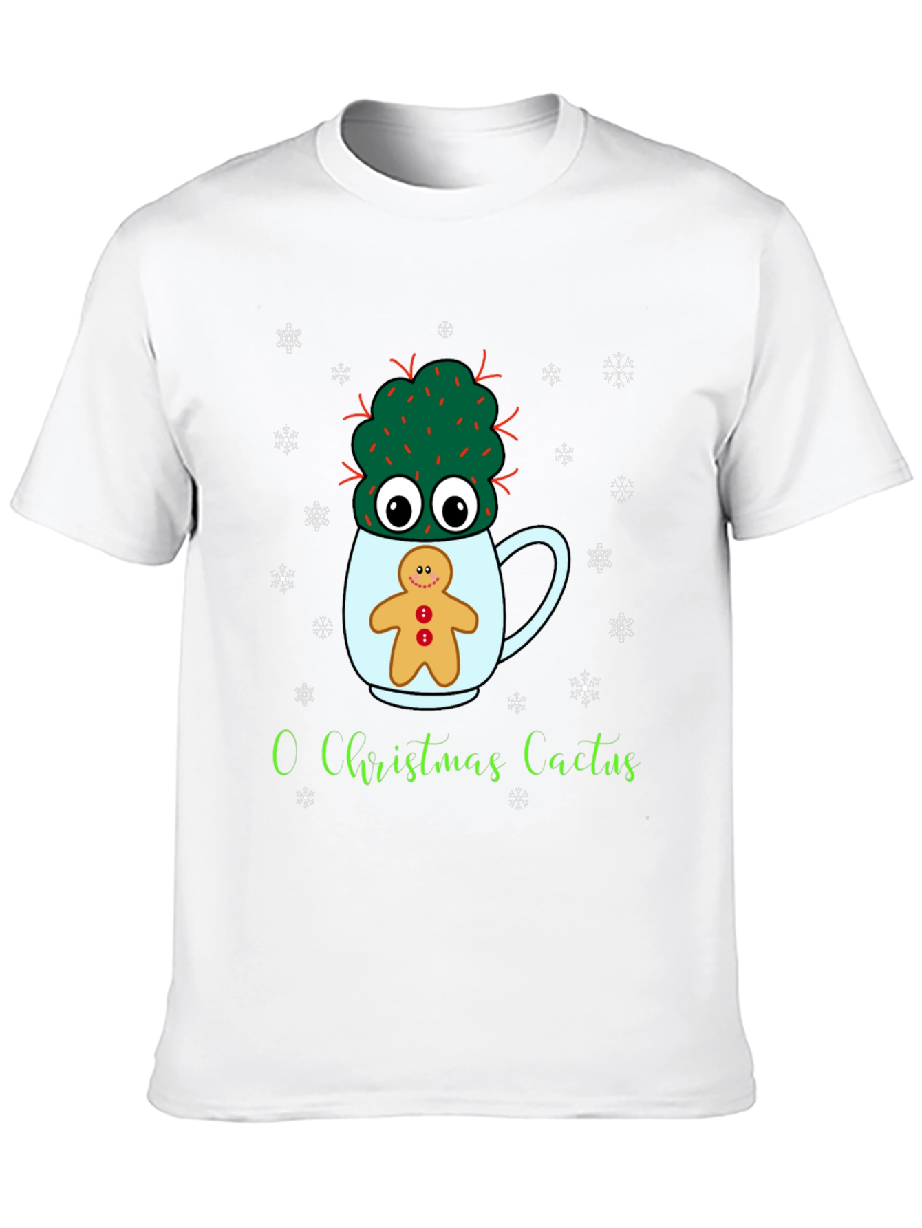 O Christmas Cactus Tee - Holiday Graphic Shirt