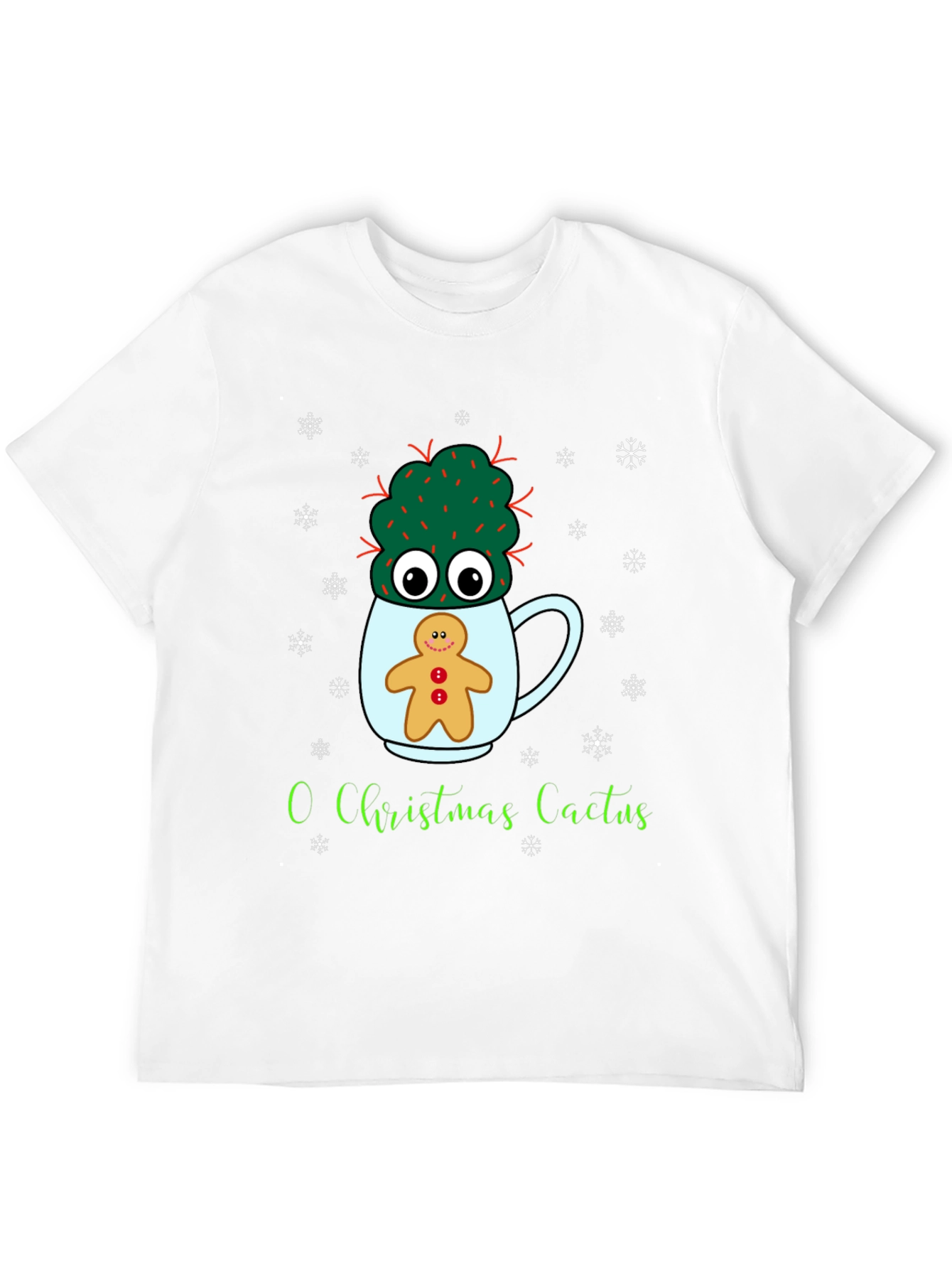 O Christmas Cactus Tee - Holiday Graphic Shirt