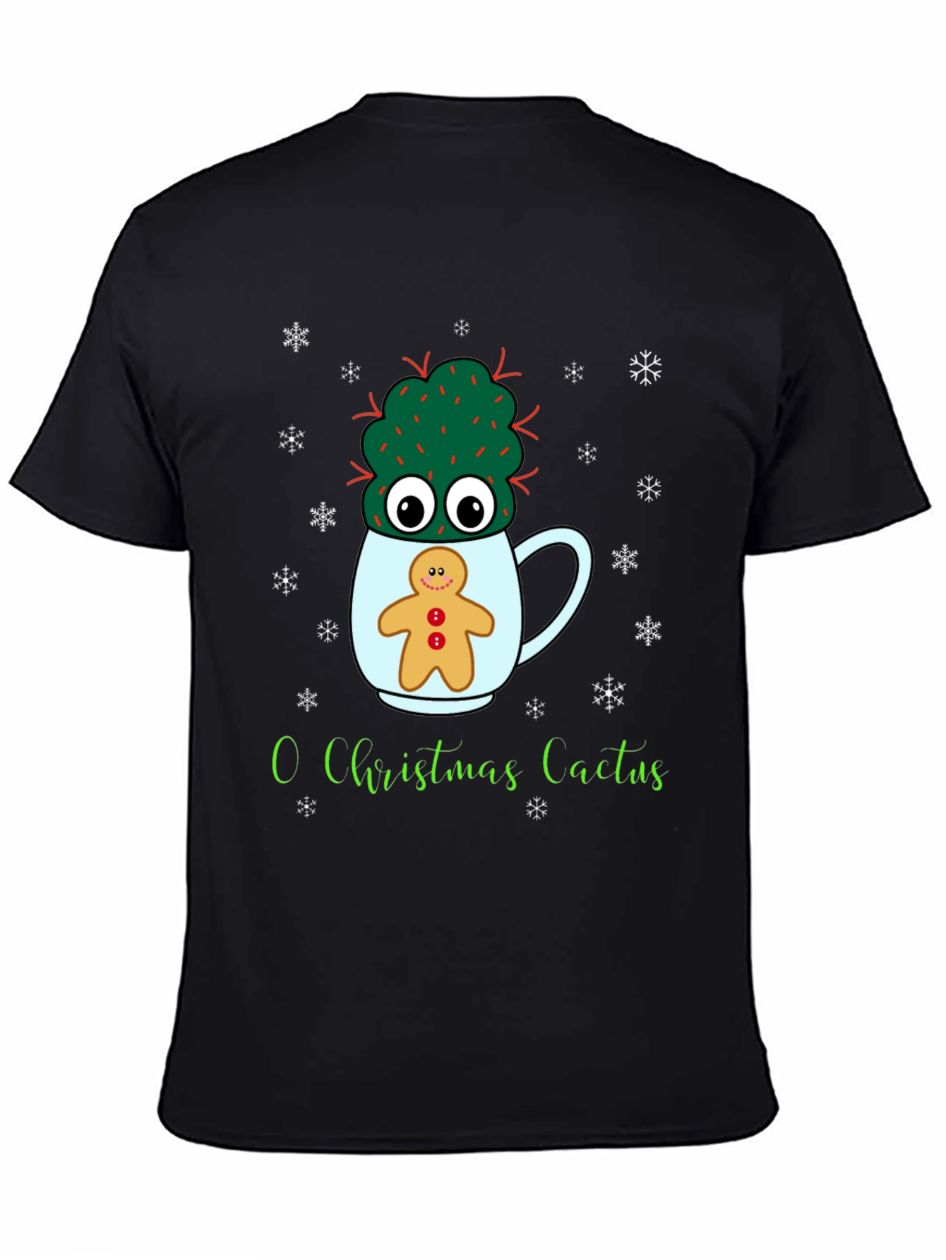 O Christmas Cactus Tee - Holiday Graphic Shirt
