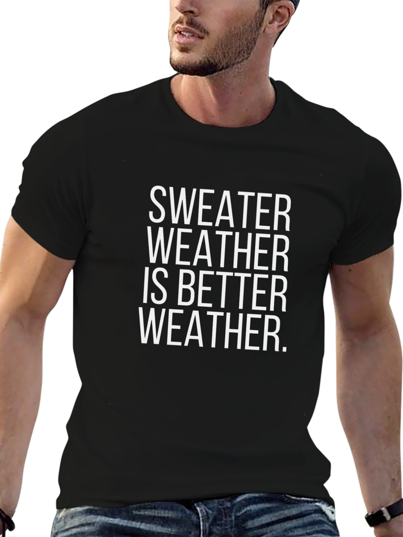 Sweater Weather Graphic Tee - Soft Cotton Comfort