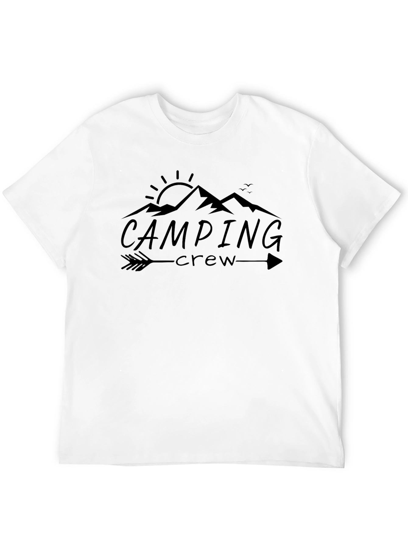 Camping Crew Graphic Tee - Adventure Shirt