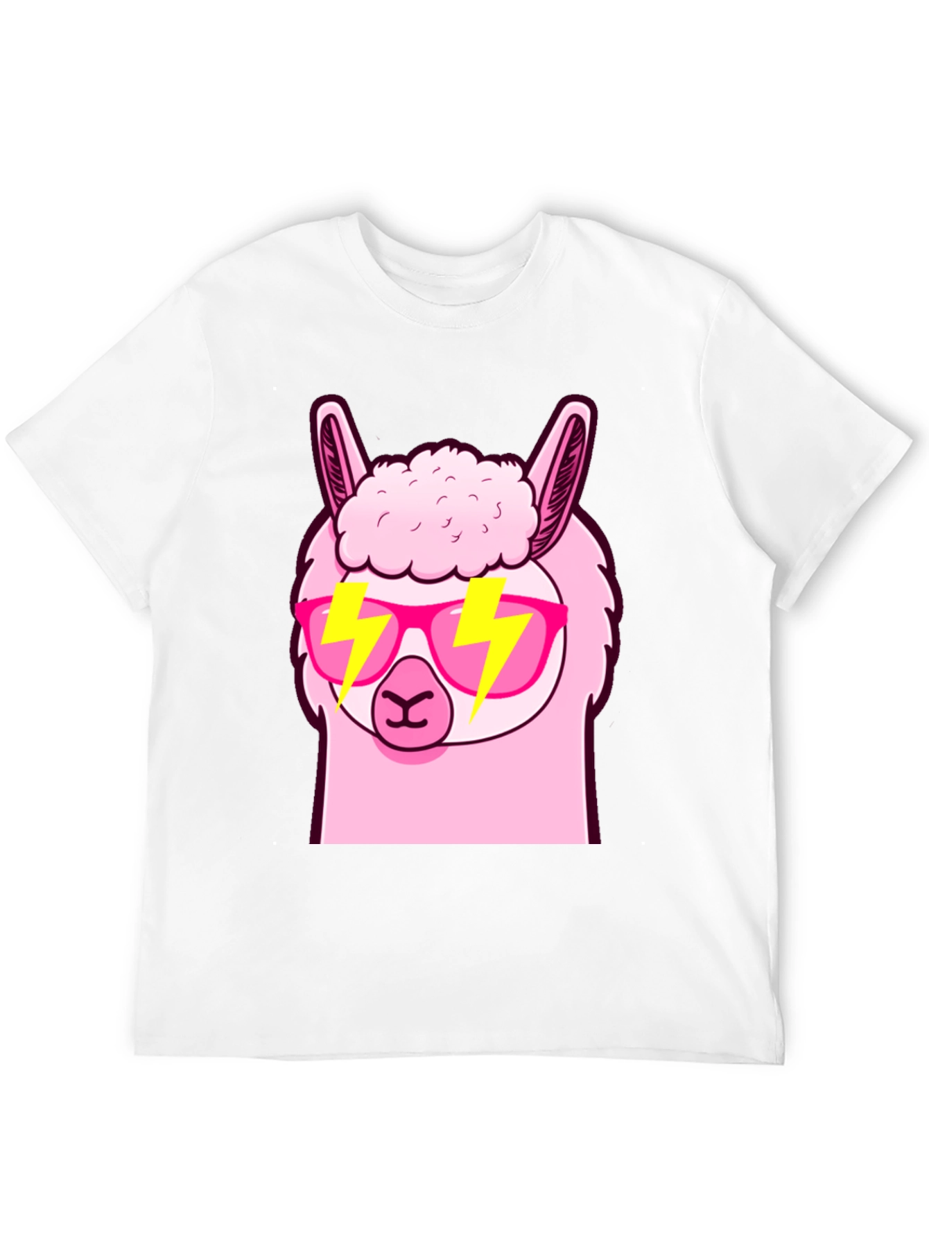 Cool Llama Graphic Tee - Stylish Black T-Shirt