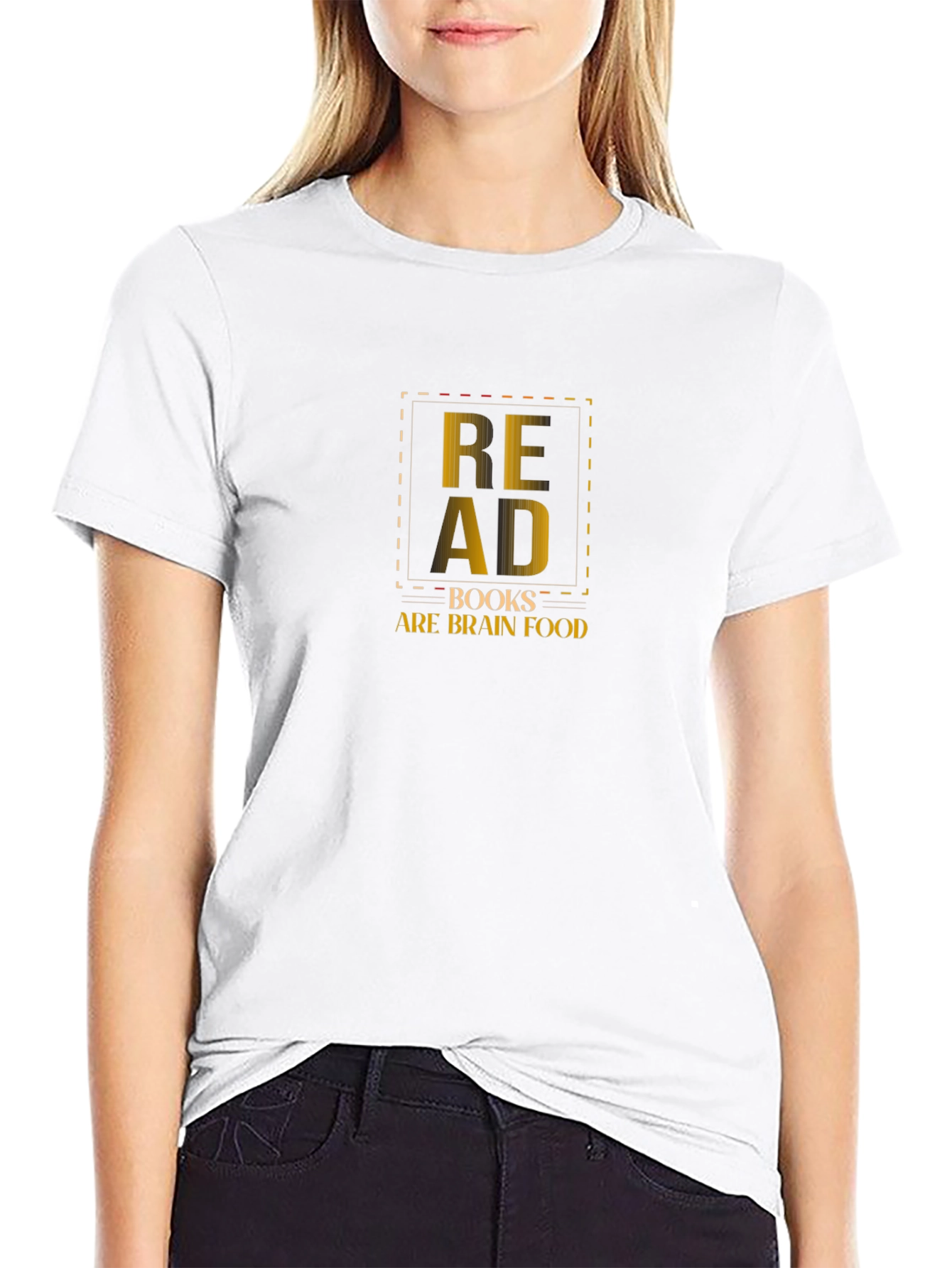 Read Books Are Brain Food Graphic Tee