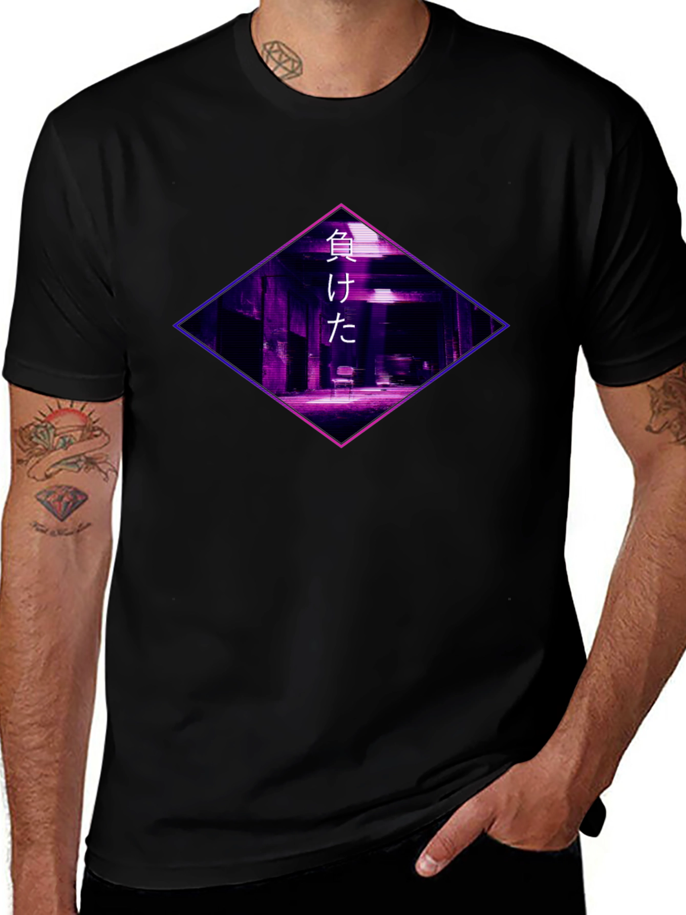 Aesthetic Japanese Graphic Tee - Darkwave Design