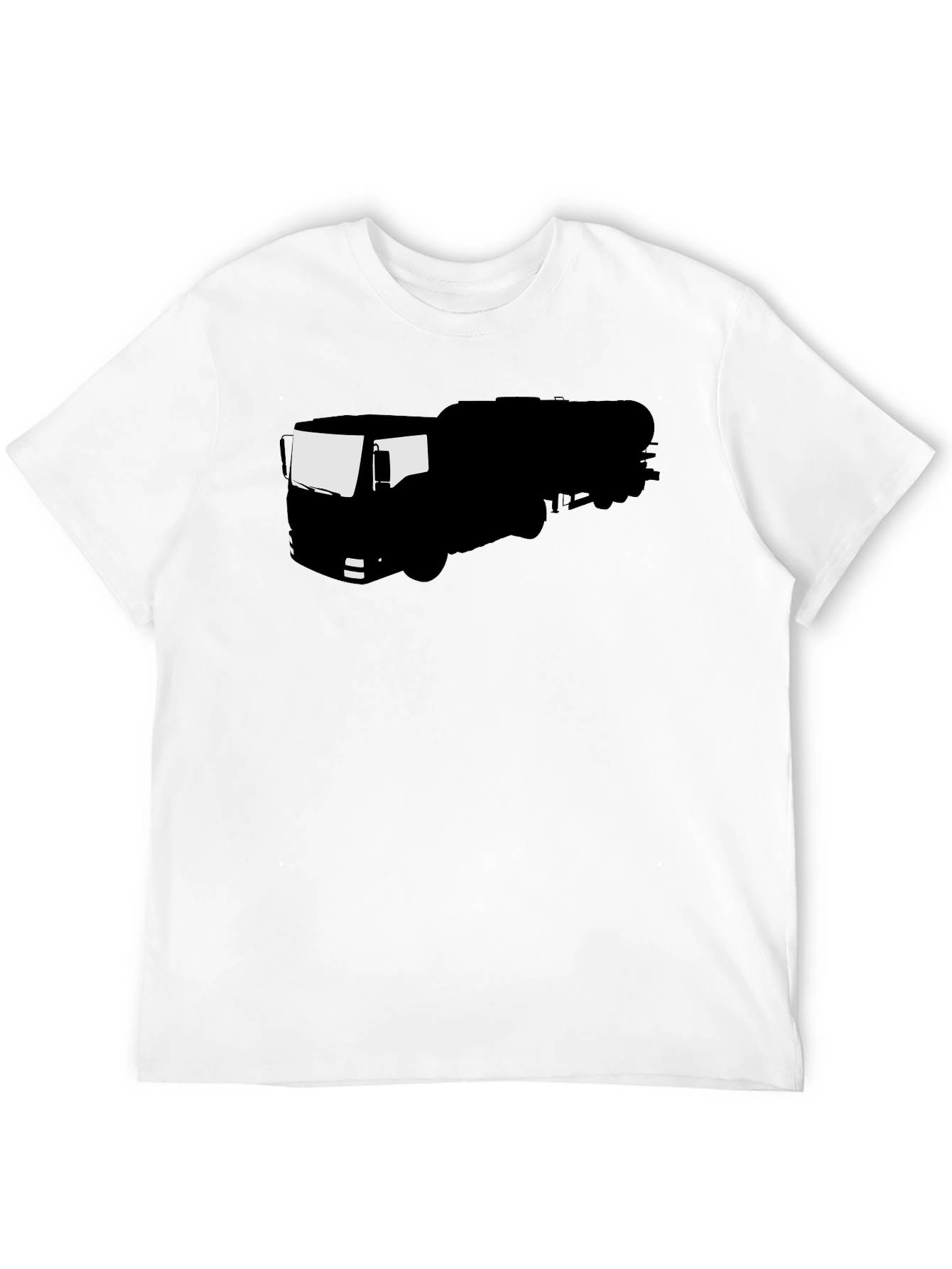 Truck Silhouette Black T-Shirt
