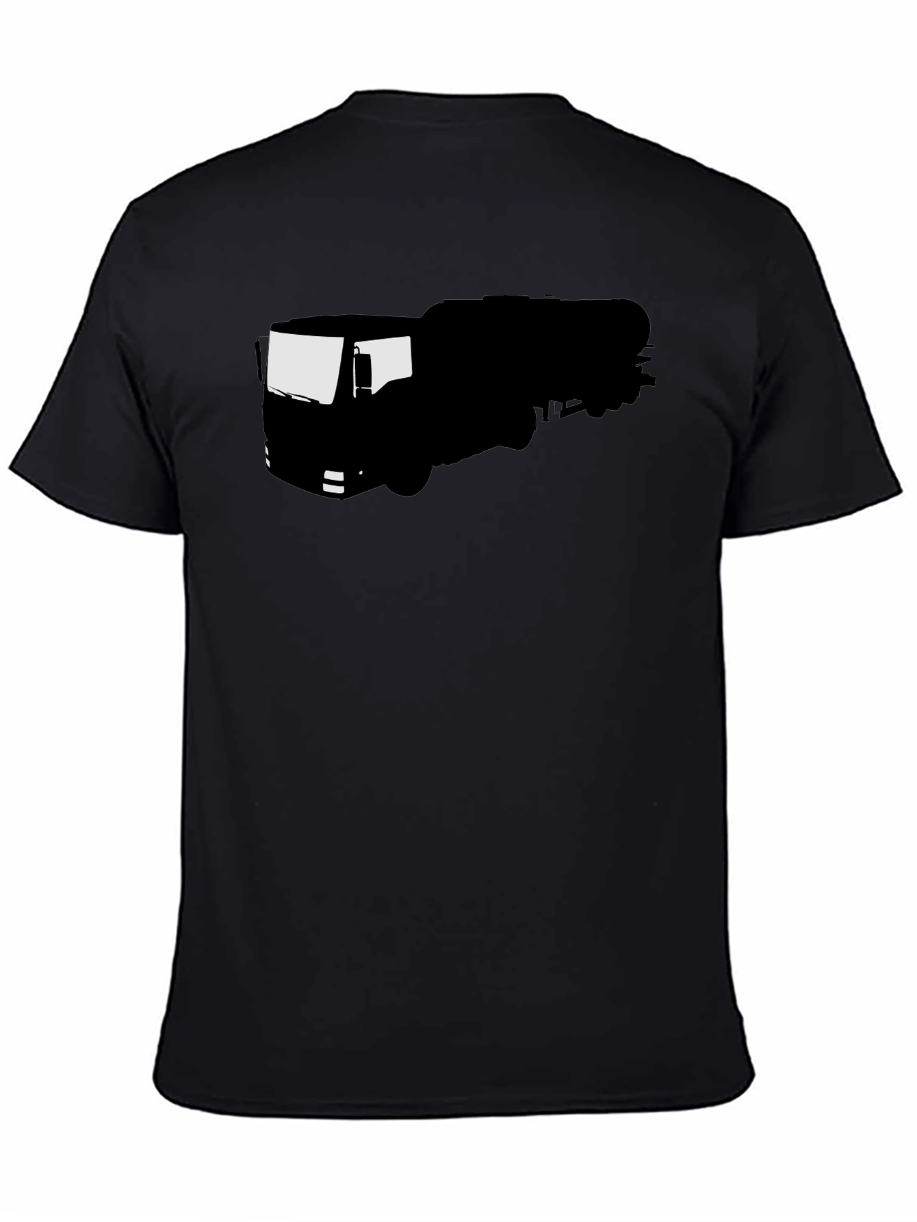 Truck Silhouette Black T-Shirt
