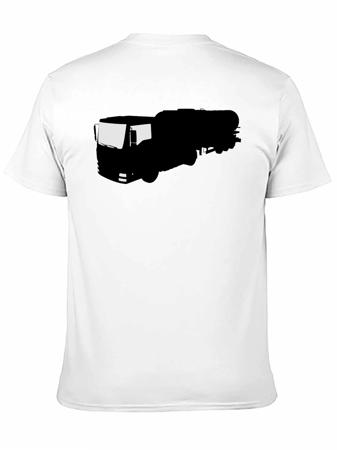 Truck Silhouette Black T-Shirt