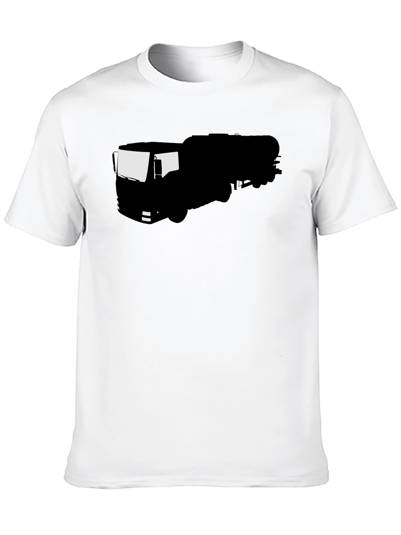 Truck Silhouette Black T-Shirt