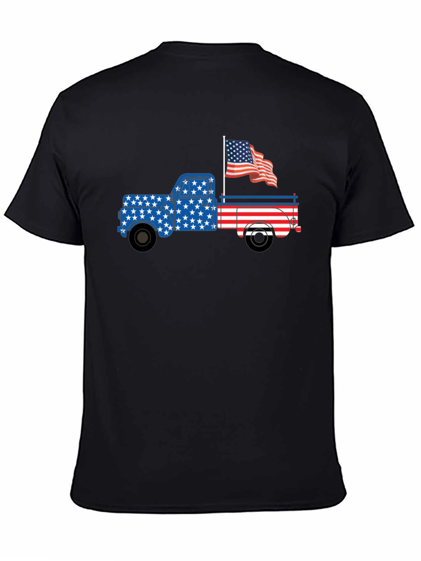 Patriotic Truck Graphic T-Shirt