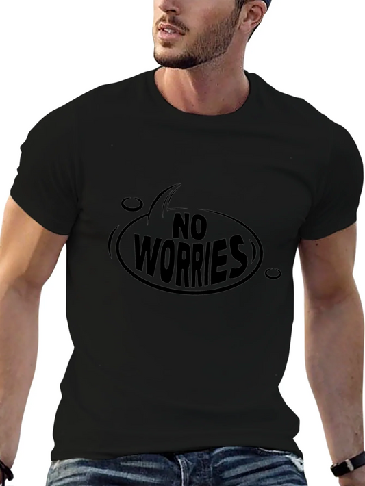 No Worries Graphic Tee - Casual Comfort