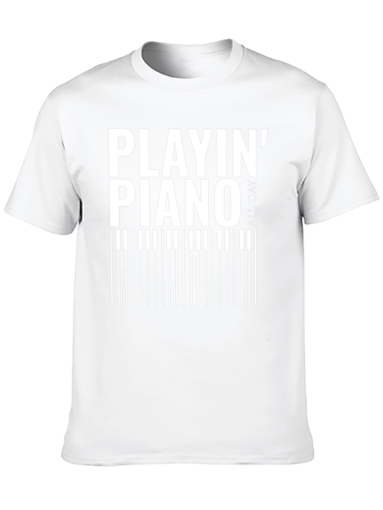 Playin Piano All Day Graphic Tee