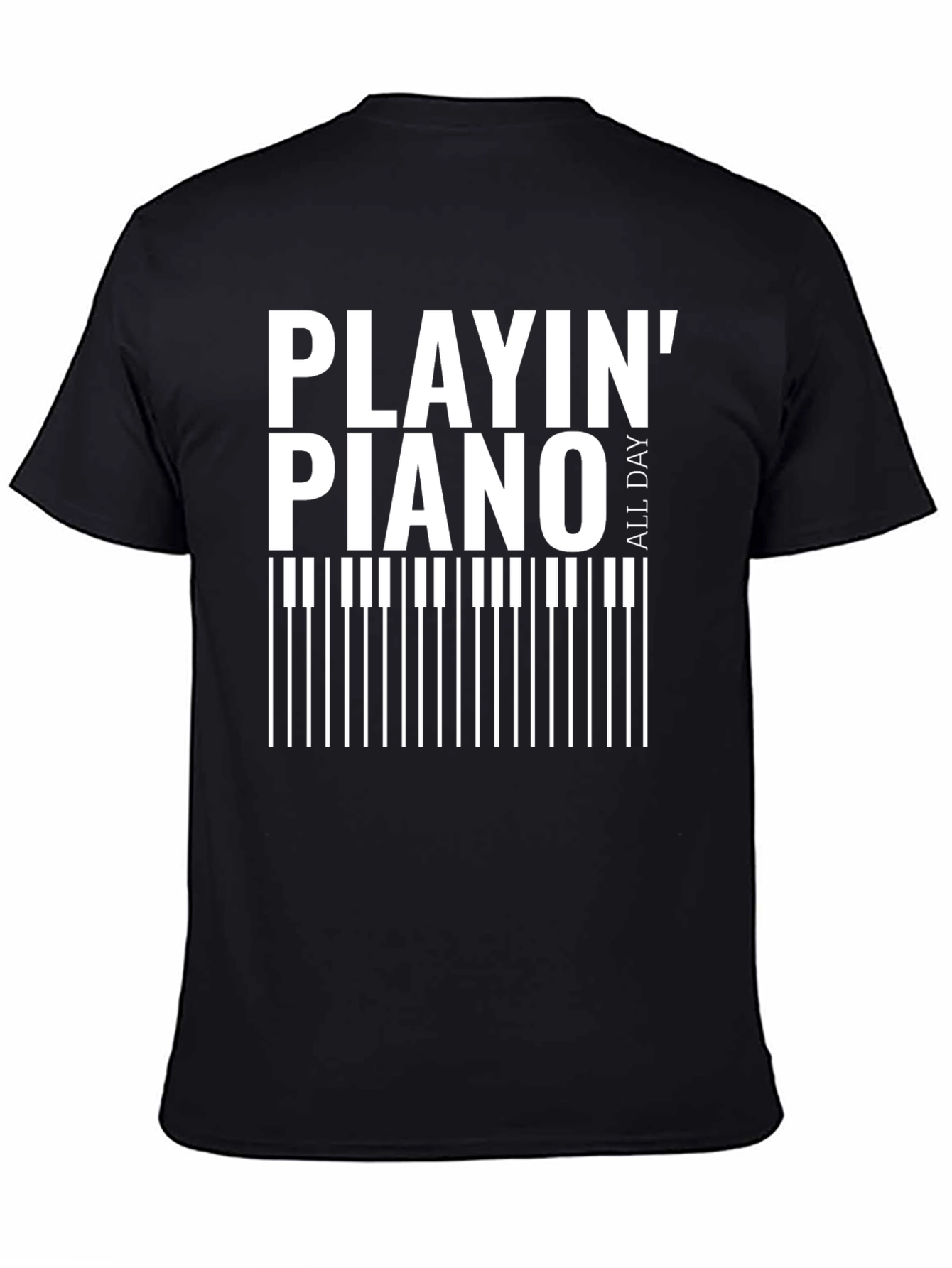 Playin Piano All Day Graphic Tee