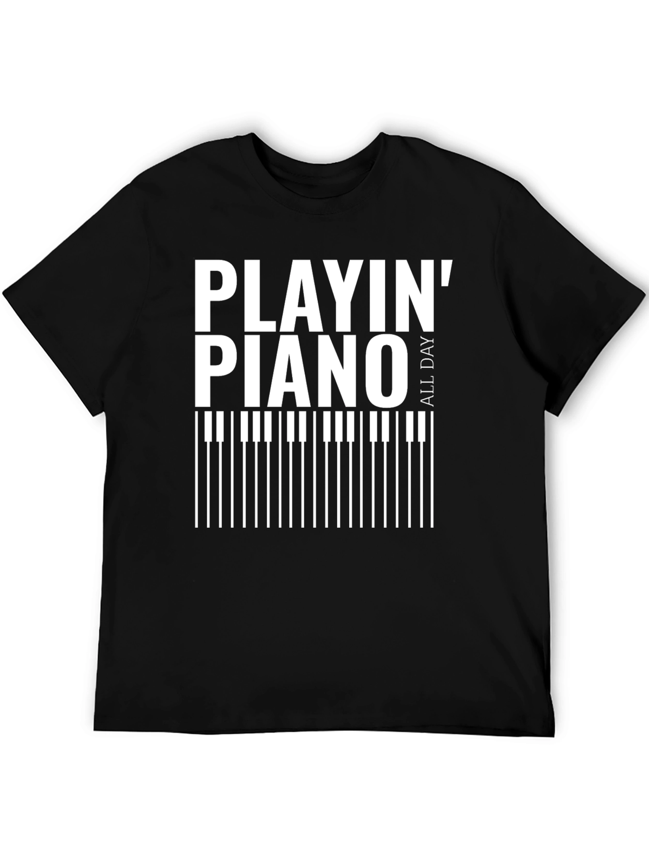 Playin Piano All Day Graphic Tee