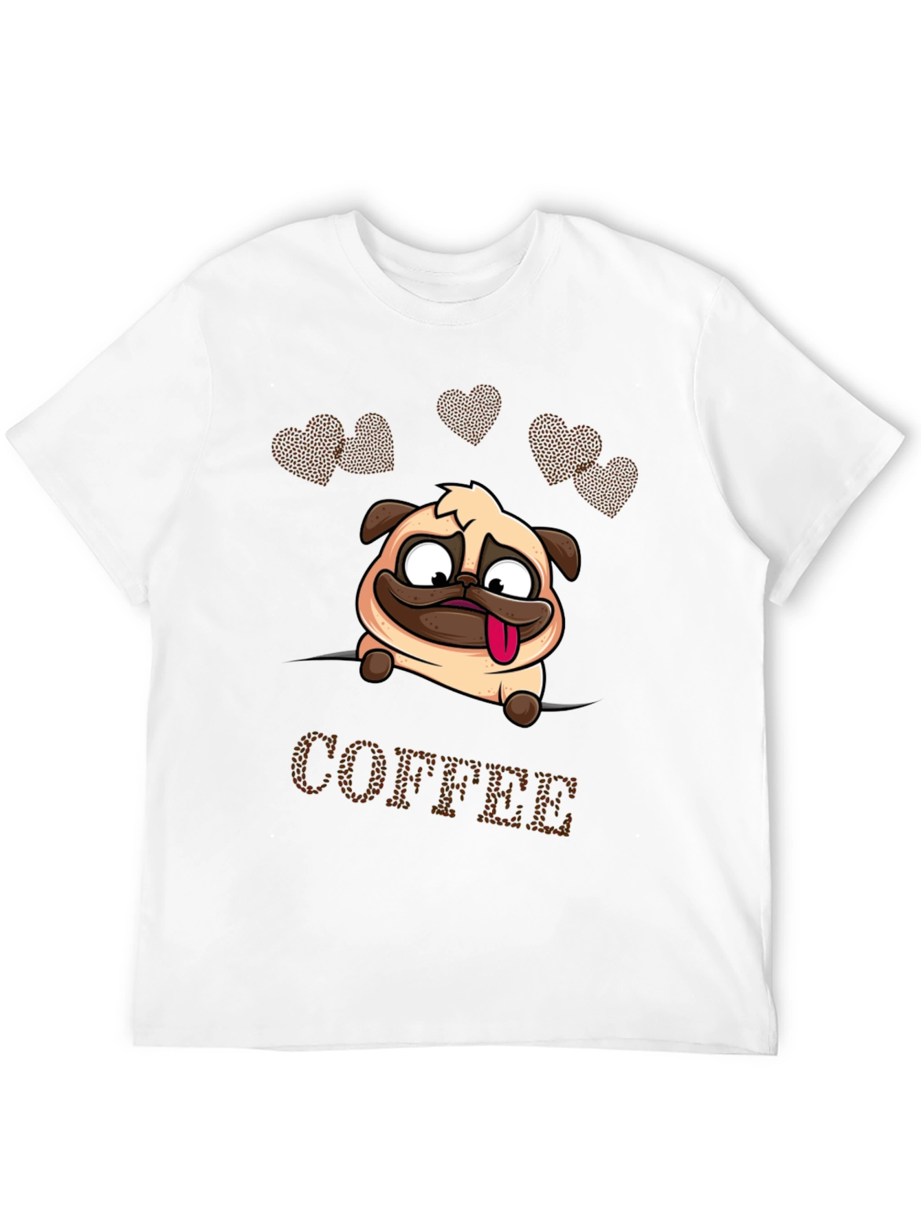 Funny Pug Coffee Lover T-Shirt