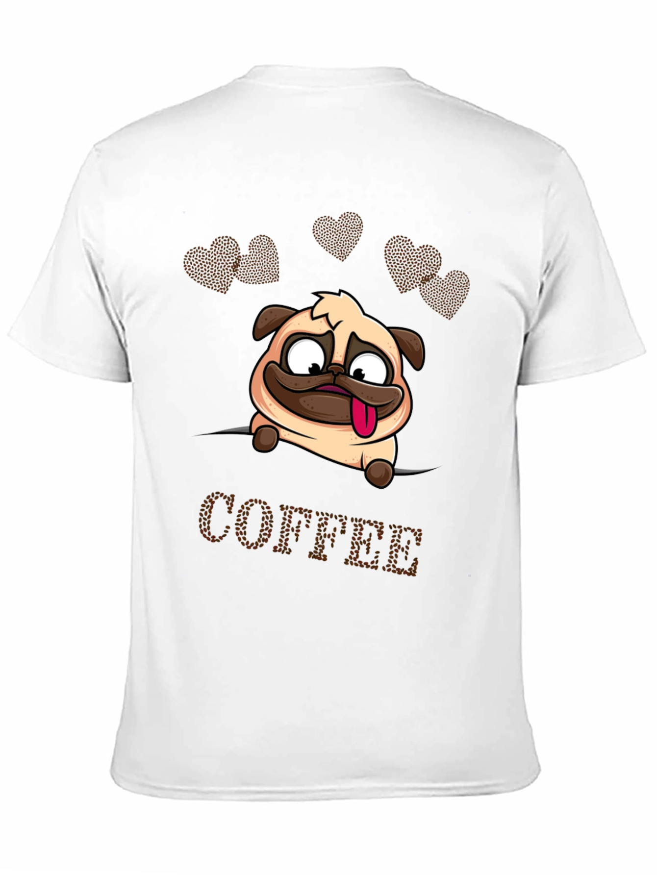 Funny Pug Coffee Lover T-Shirt