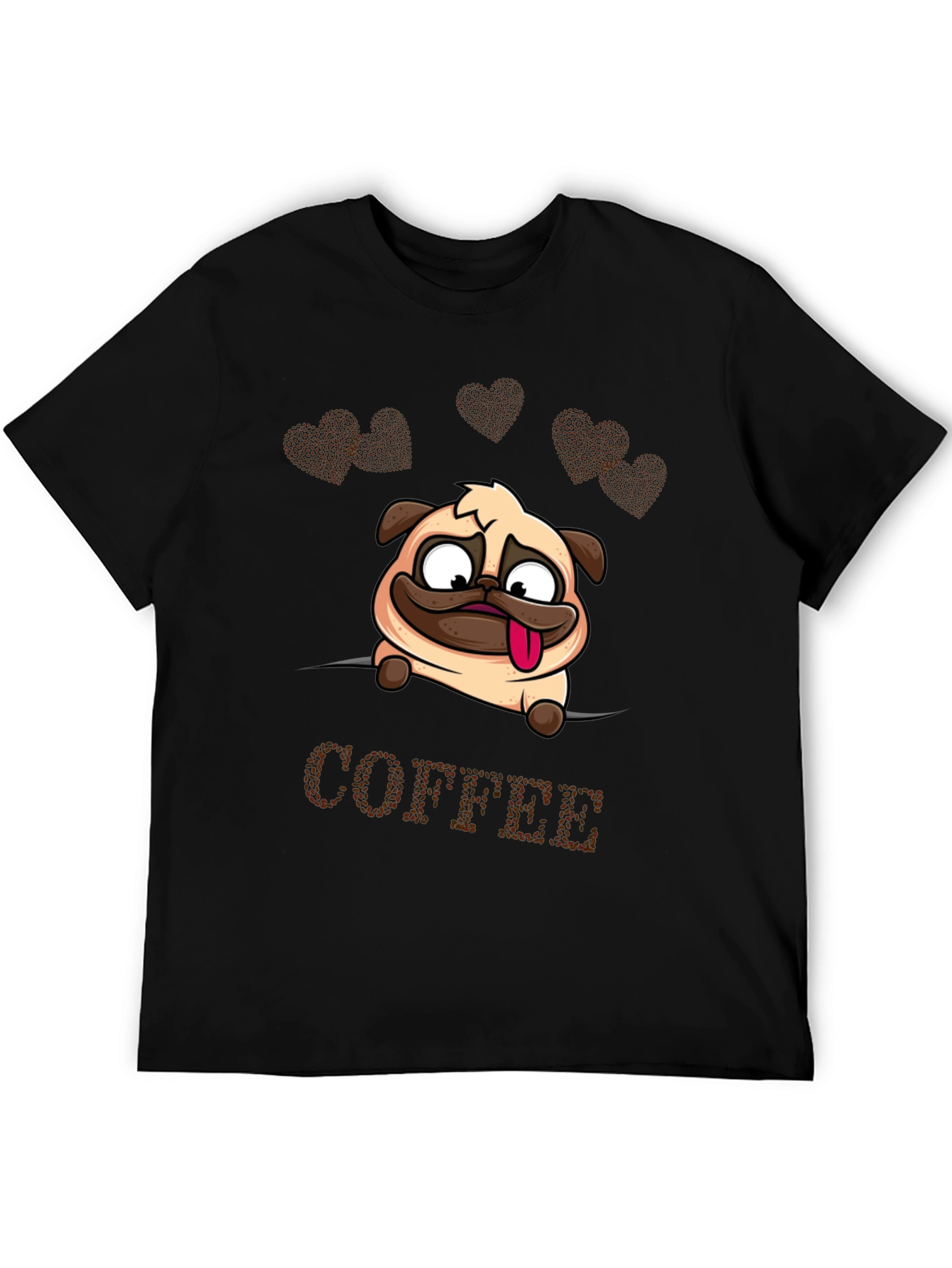 Funny Pug Coffee Lover T-Shirt
