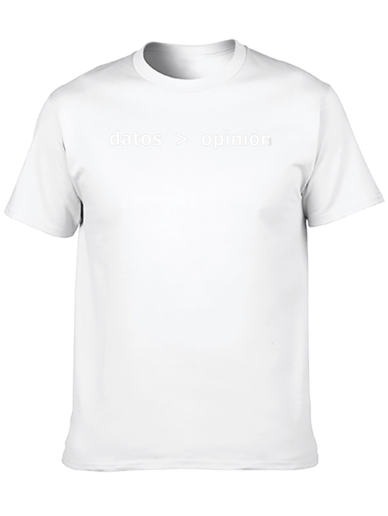 Data Over Opinion Black Graphic Tee